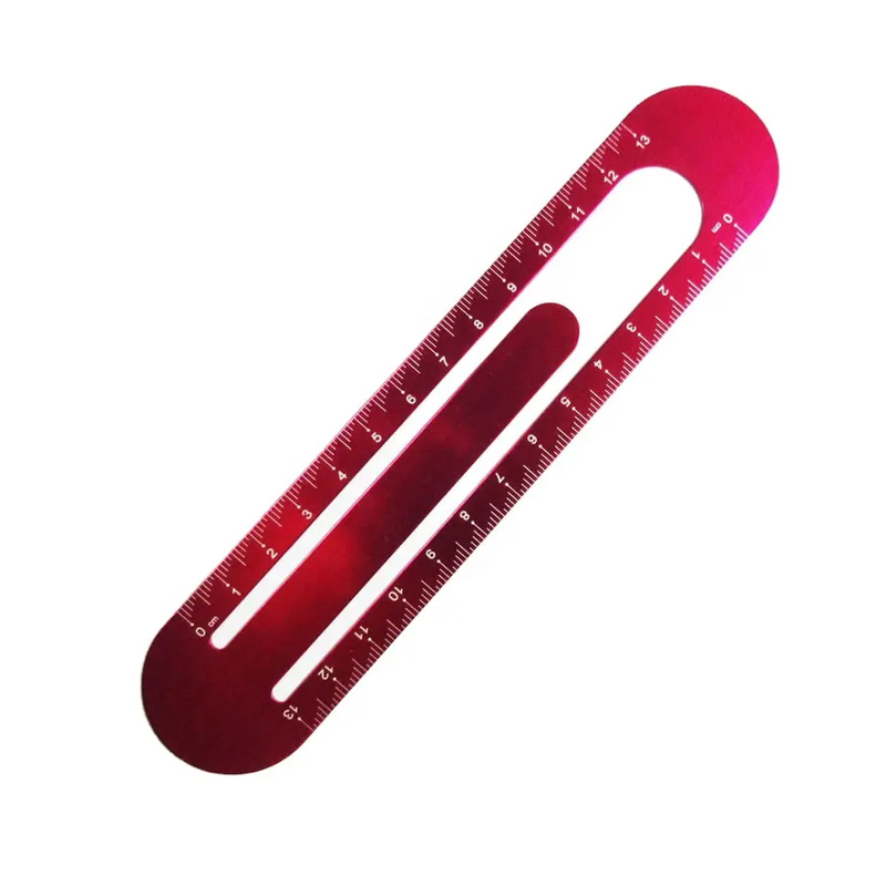 5 inch Metal Straight Bookmark Ruler 2
