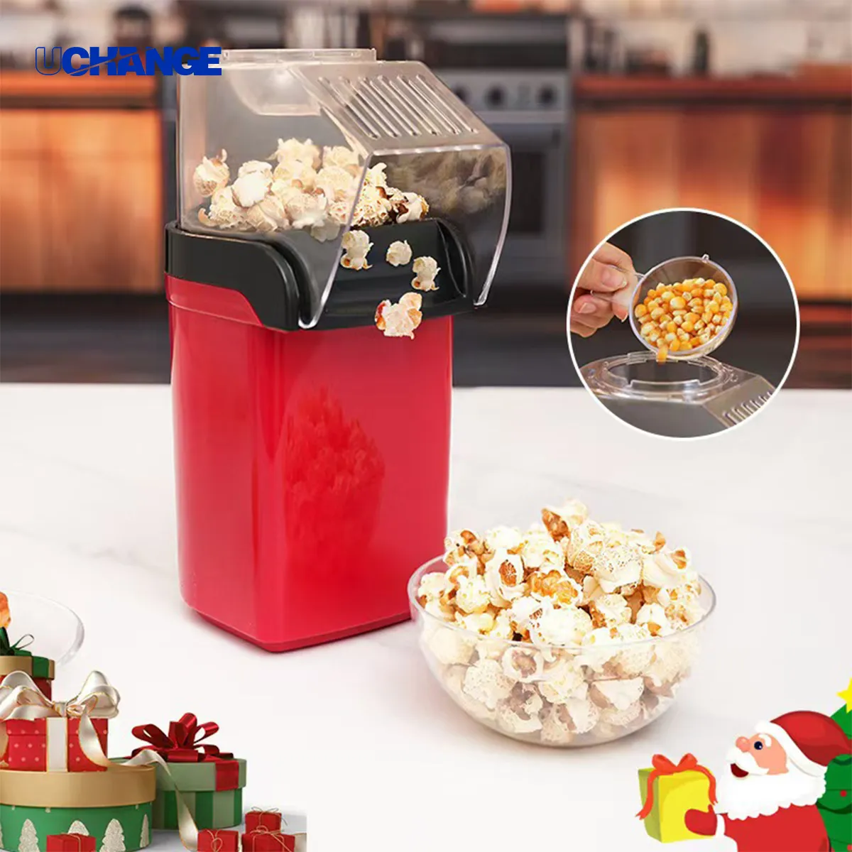 Compact Hot Air Popcorn Maker For Home 2