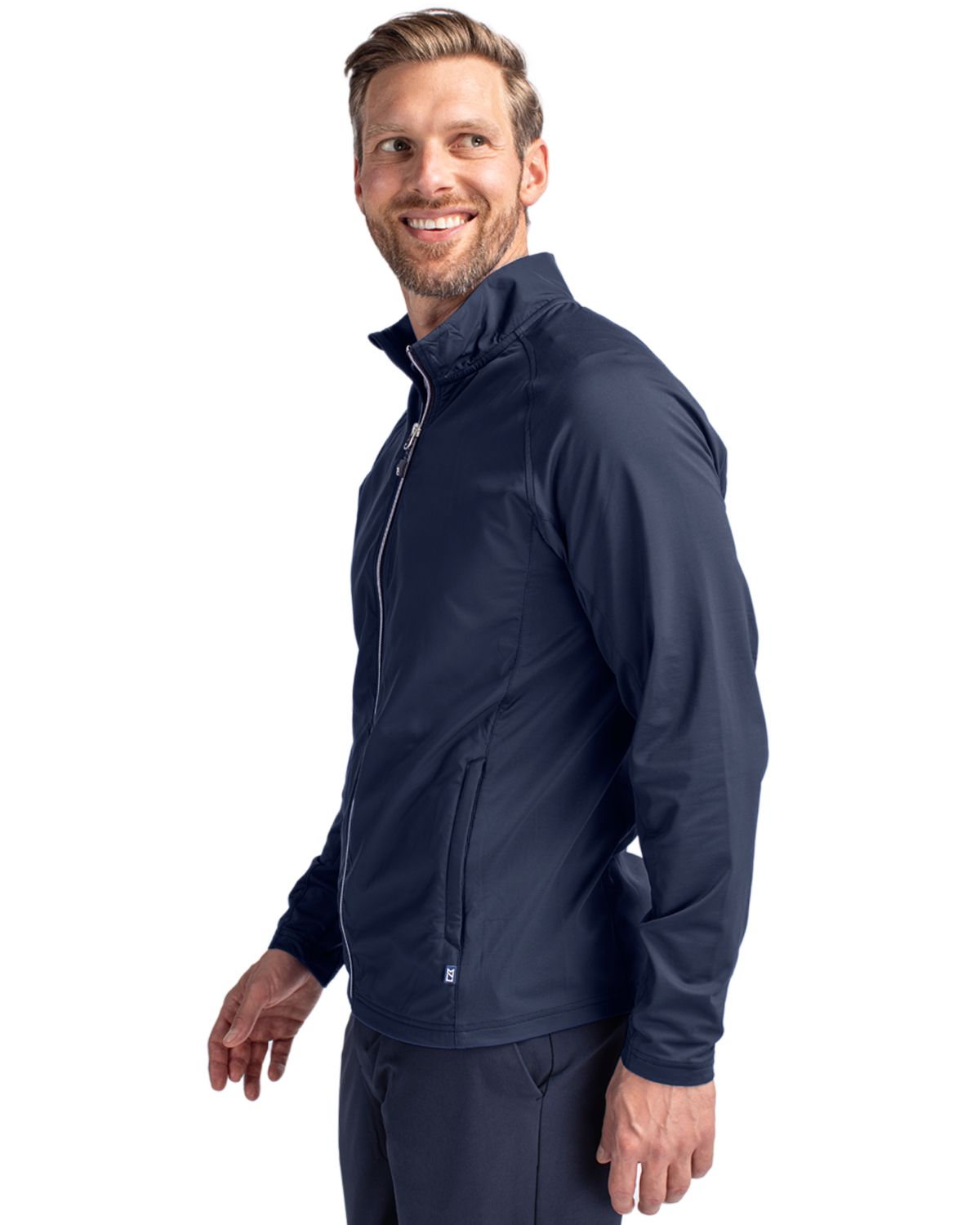 Cutter & Buck Adapt Recycled Soft Knit Stretch Mens Hybrid Full Zip Jacket 31