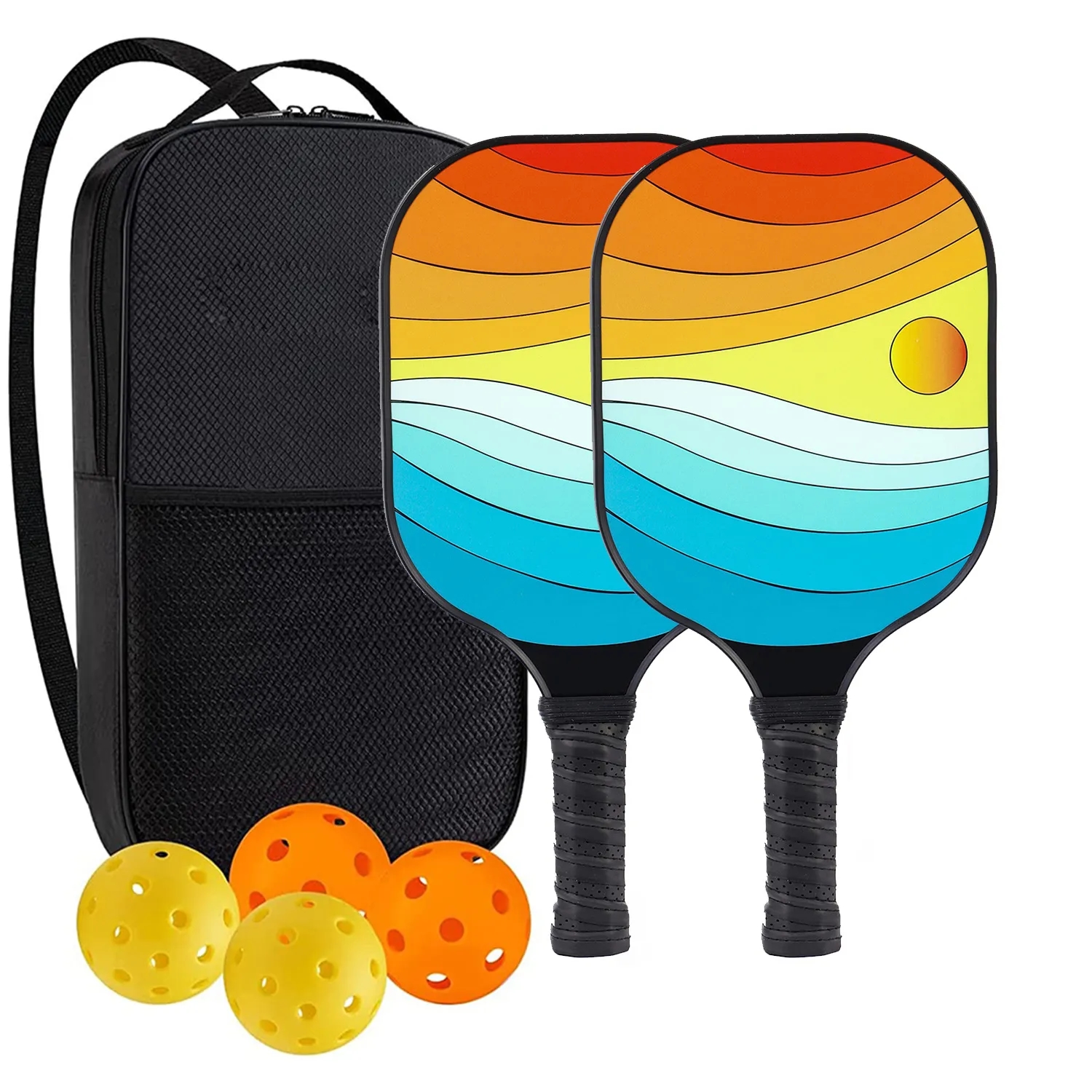 Fiberglass/Carbon Fiber/Wooden Pickleball Racket Paddle 13