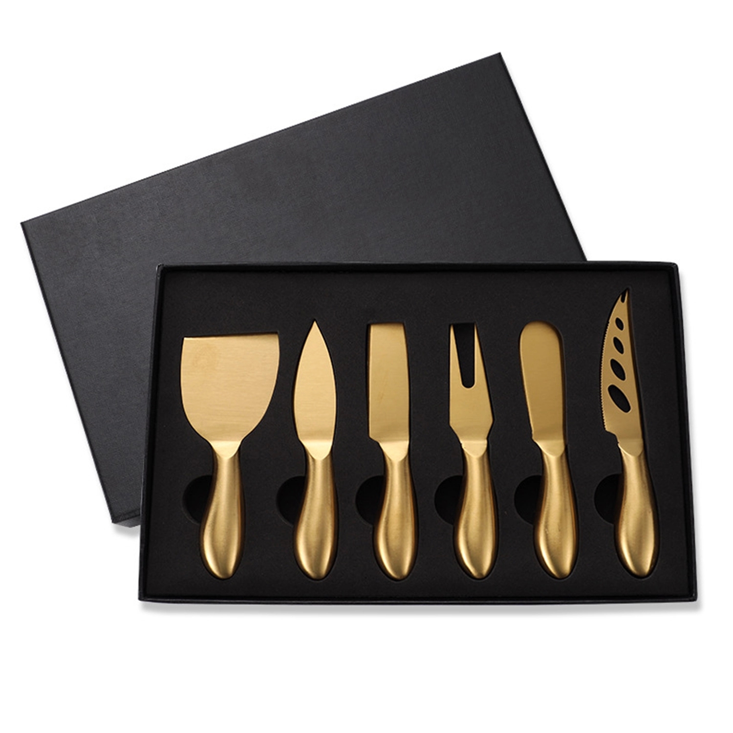 Stainless Steel Cheese Knives Set 4