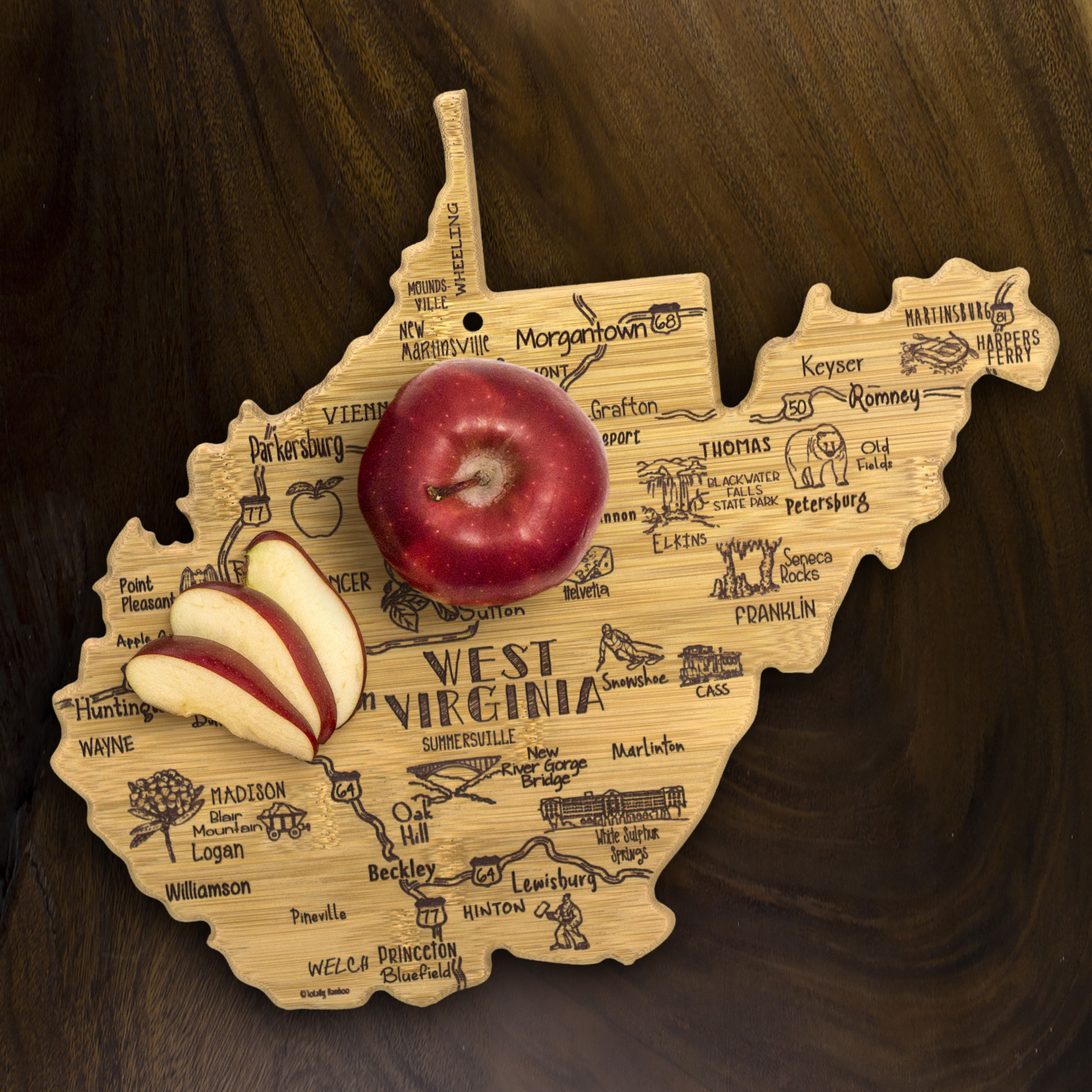 Destination West Virginia Cutting & Serving Board 6