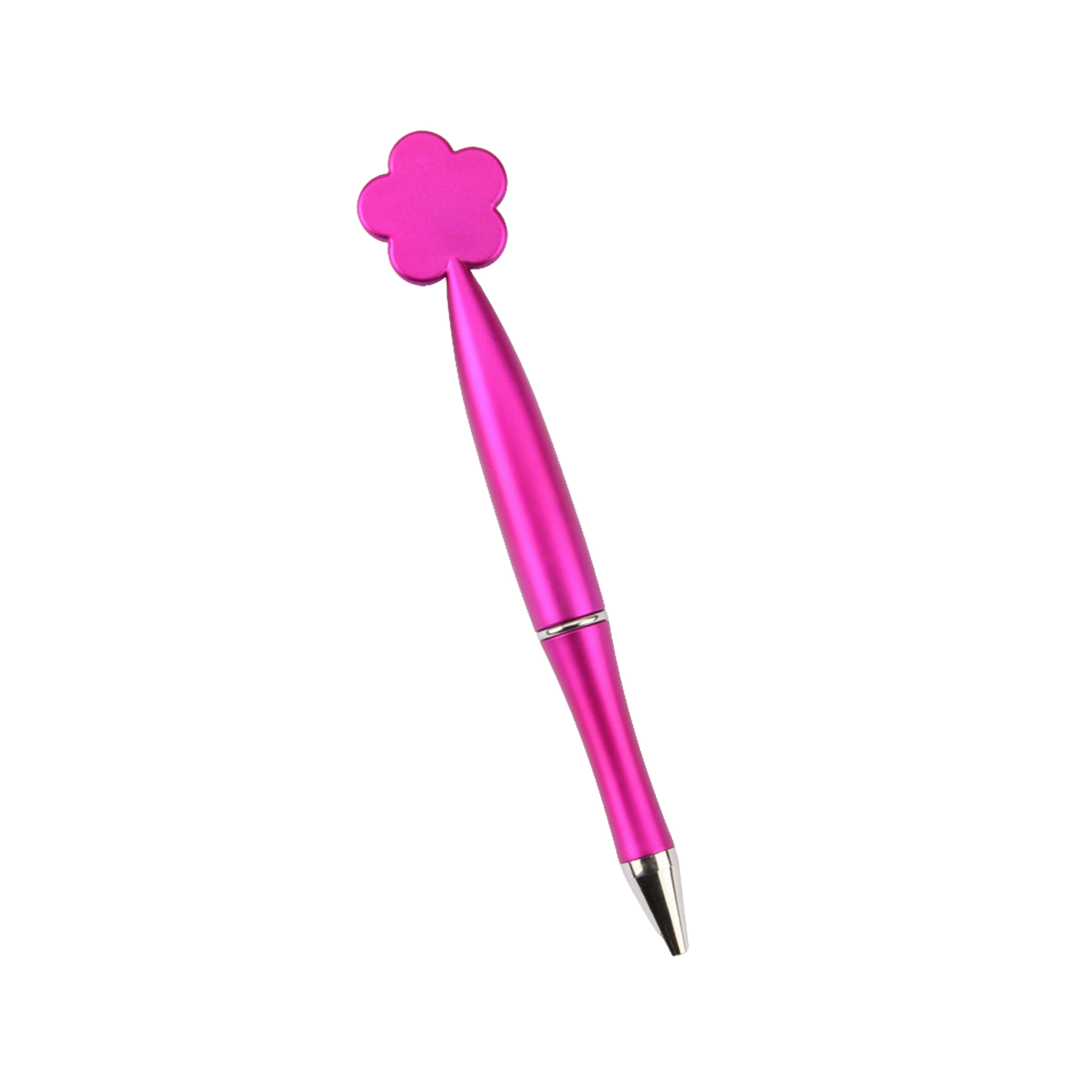 Flower Style Roller Ball Pen 5.28" Length X 0.43" Width 9