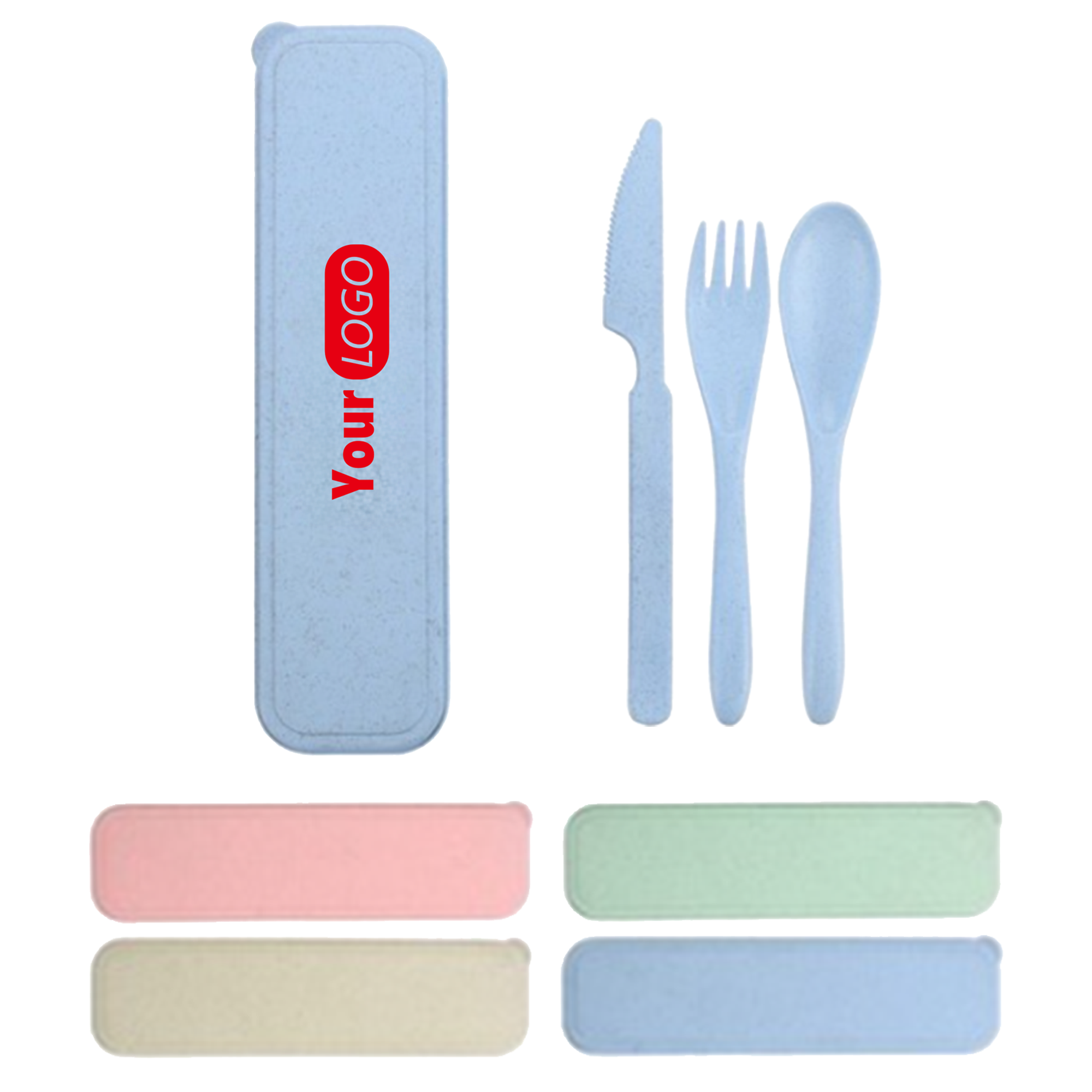 Sustainable Wheat Straw Utensil Set (3-Piece) 2