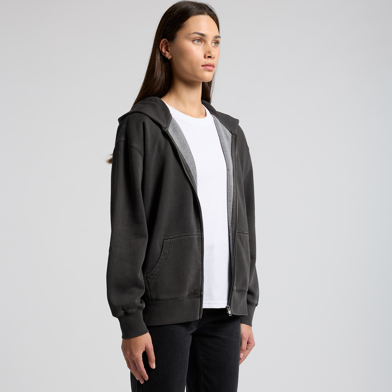 Wo's Relax Faded Zip Hood | 4170 15