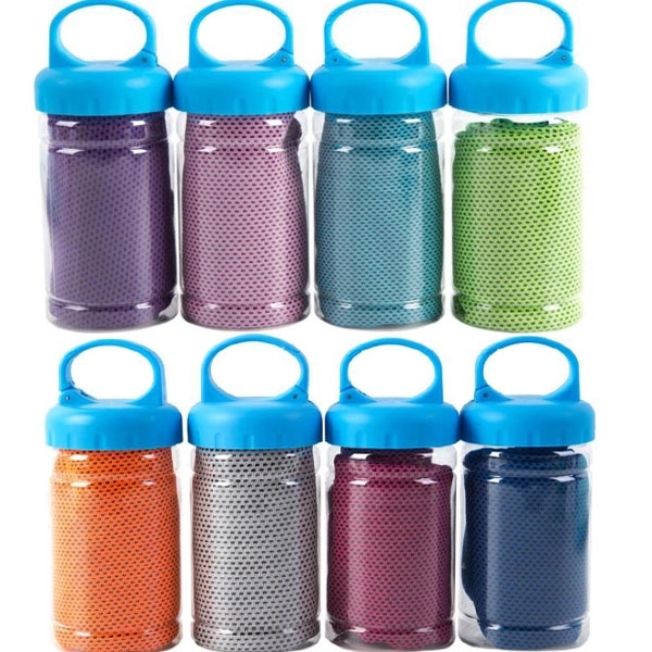 Cooling Towel In Carabiner Case 1