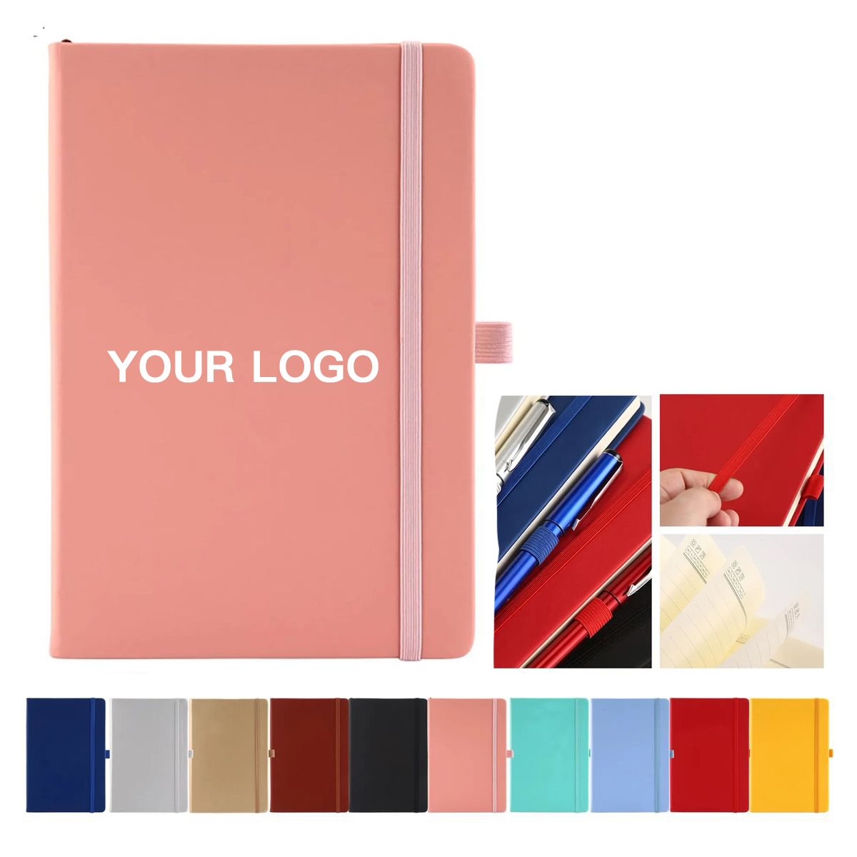 Portable PU Leather Notebook for Office and Travel 5