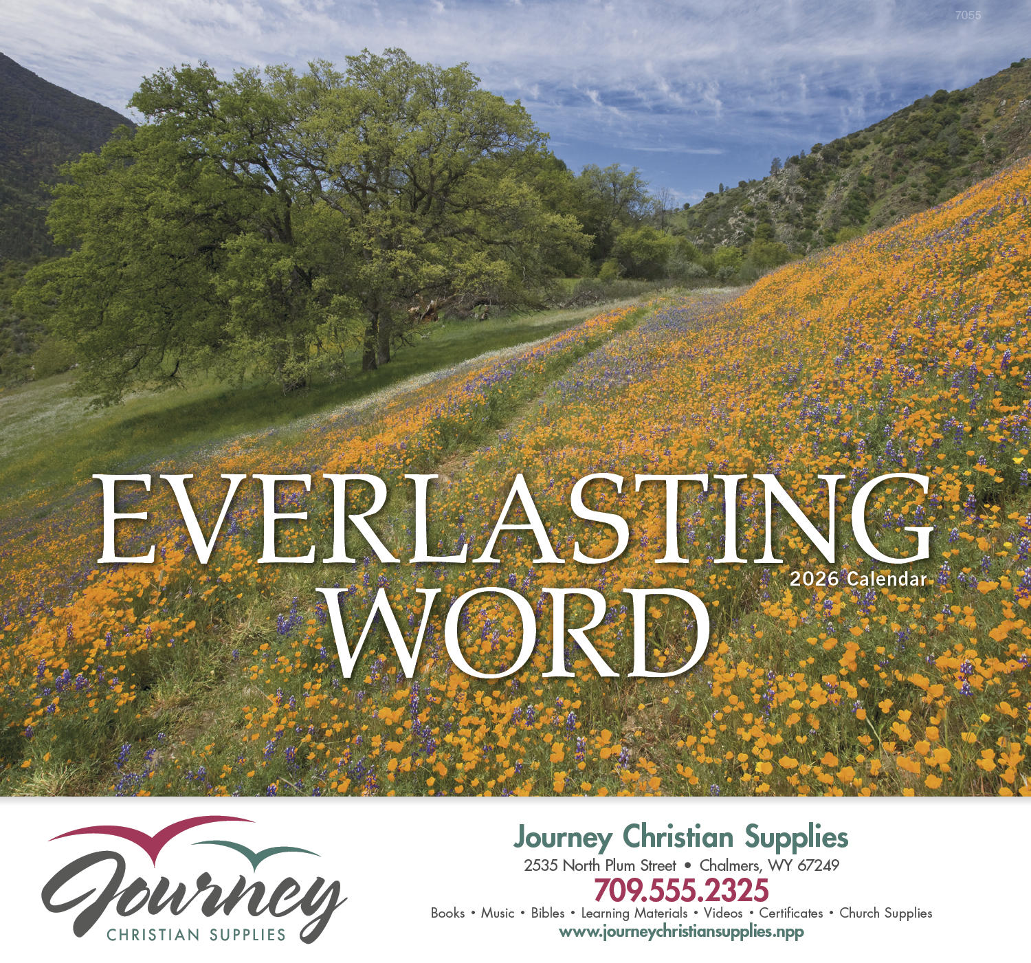 Good Value™ Everlasting Word - Stapled Calendar 30