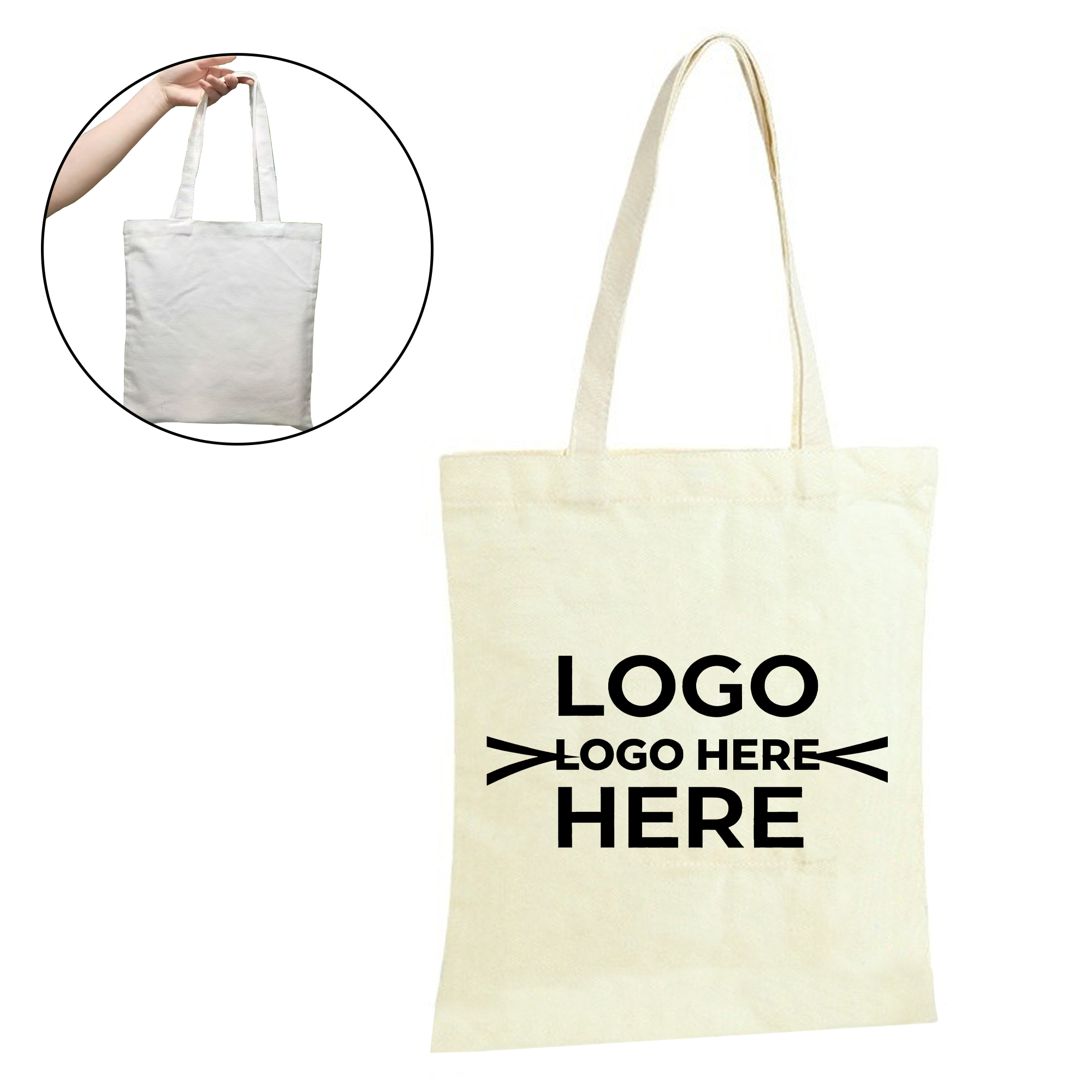 Custom Shopping Bags Canvas Cotton, custom tote bag with logo imprint 2