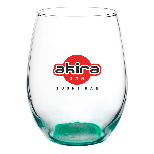 Liquid Lunch 15 oz Stemless Wine Glasses 60
