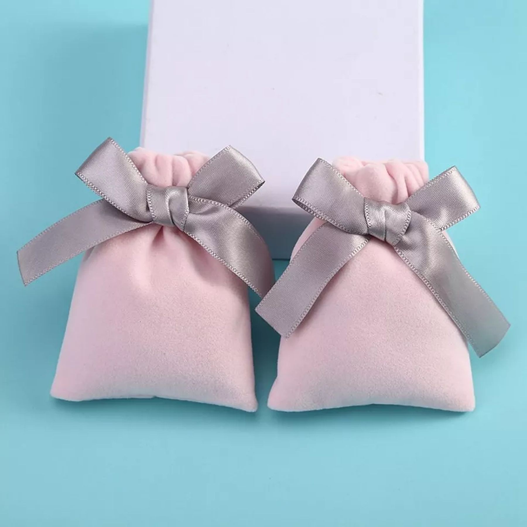 Small Plush Jewelry Bags With Drawstring 11
