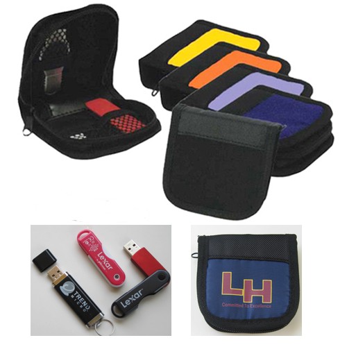 USB STORAGE PADDED ZIPPER AROUND CASE 1