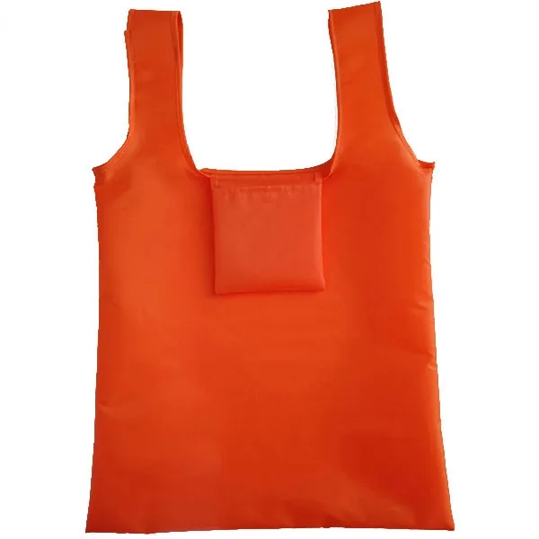 T-shirt Foldable RPET Shopping Bag with Pouch 3