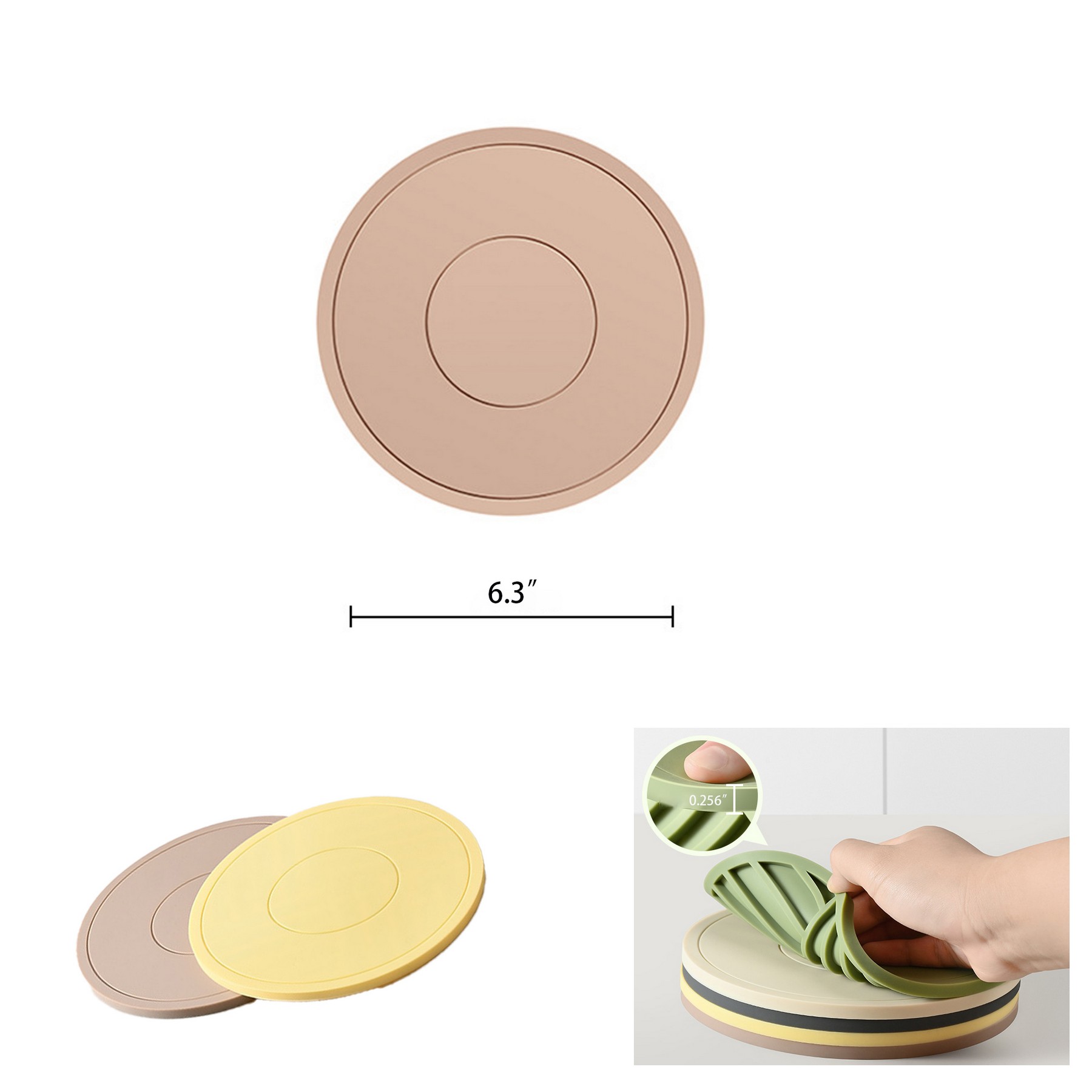 Silicone Heat Resistant Insulated Coaster 2