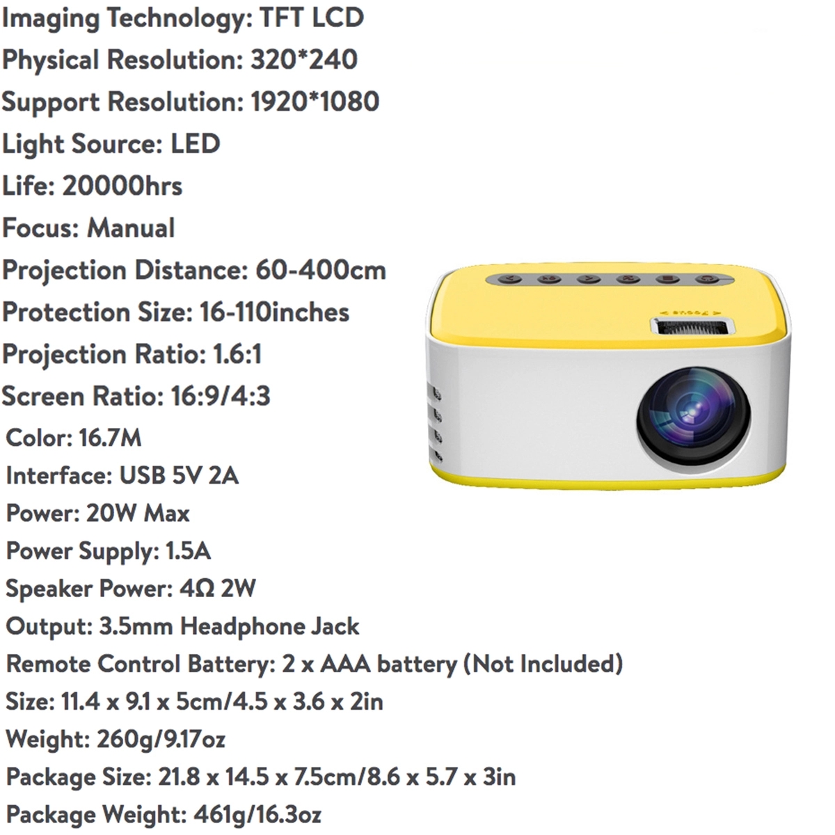 Mini Portable Projector 5