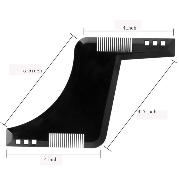 Beard styling template comb 5