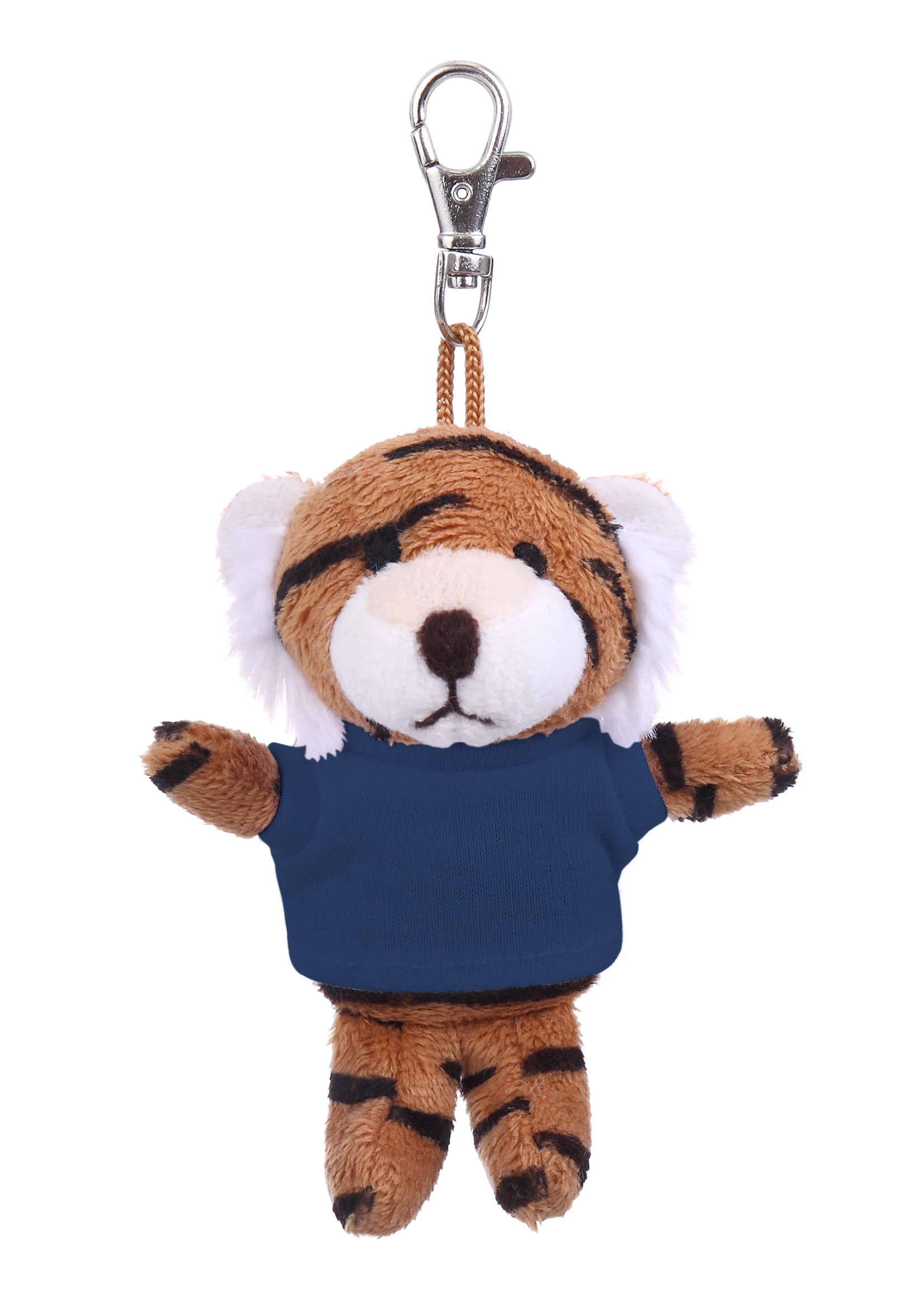 Soft Plush Tiger Keychain with Tee 12