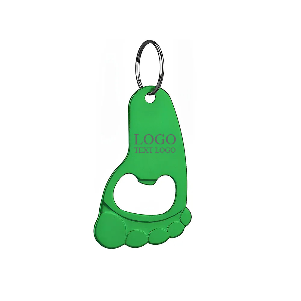 Foot Shaped Bottle Opener Keychain 9