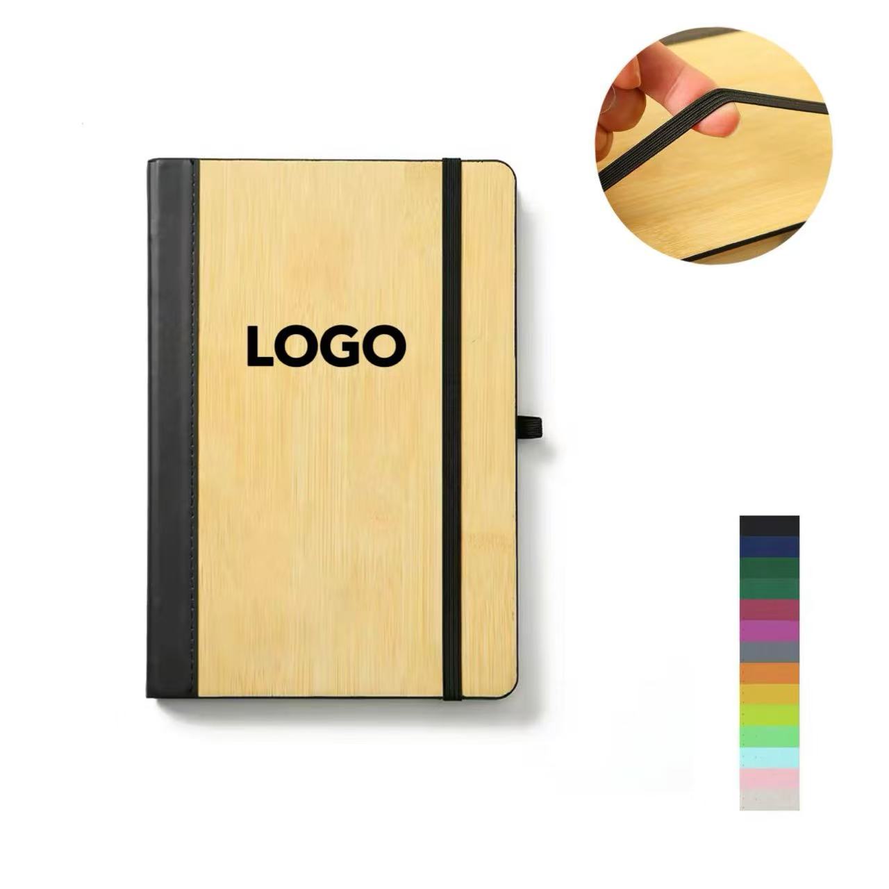 MOQ 10 pcs Bamboo Journal 2