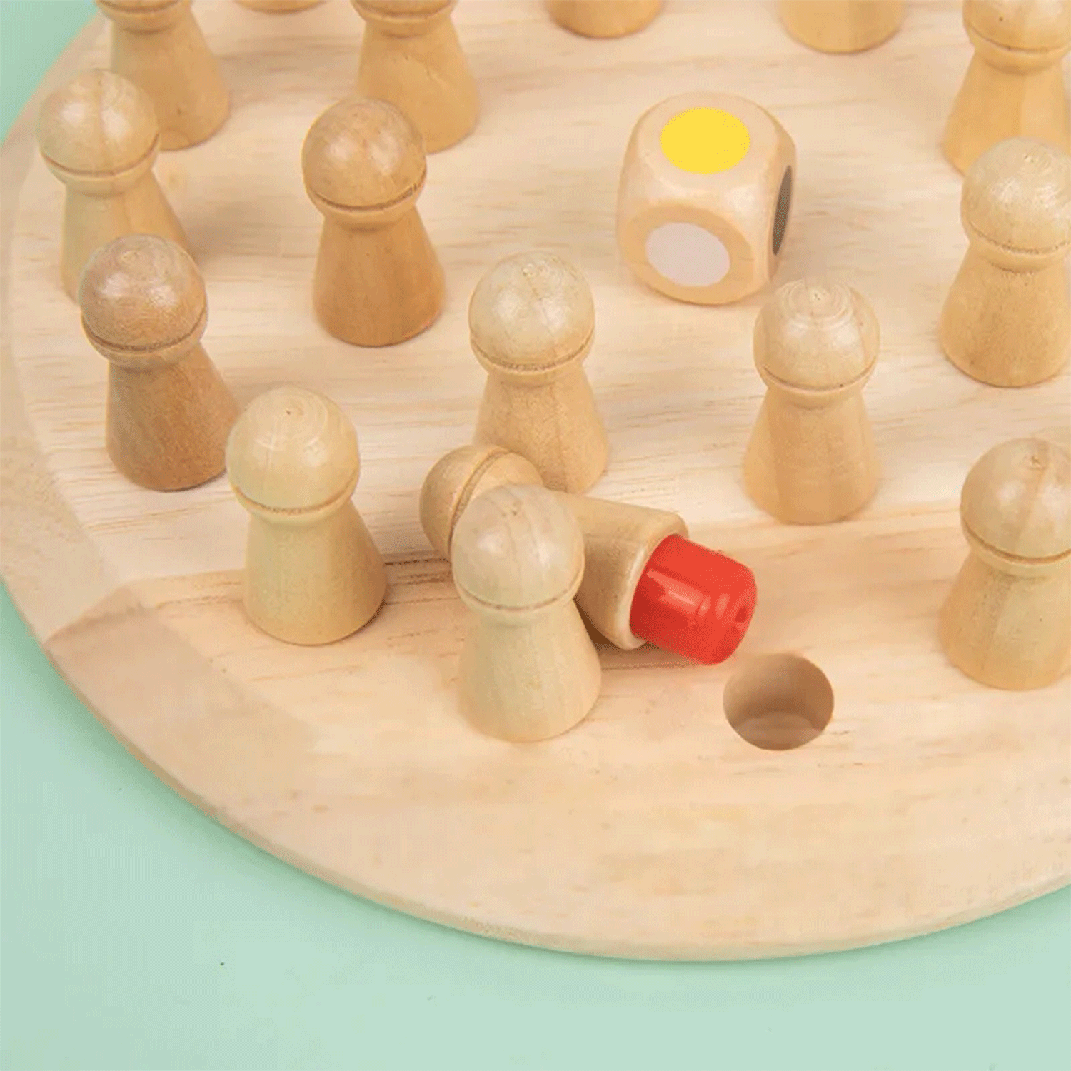 Wooden Memory Match Stick Chess Game Board Puzzles 7