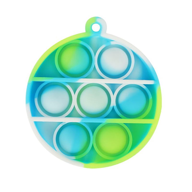 Custom Push Popping Bubble Keychain 2