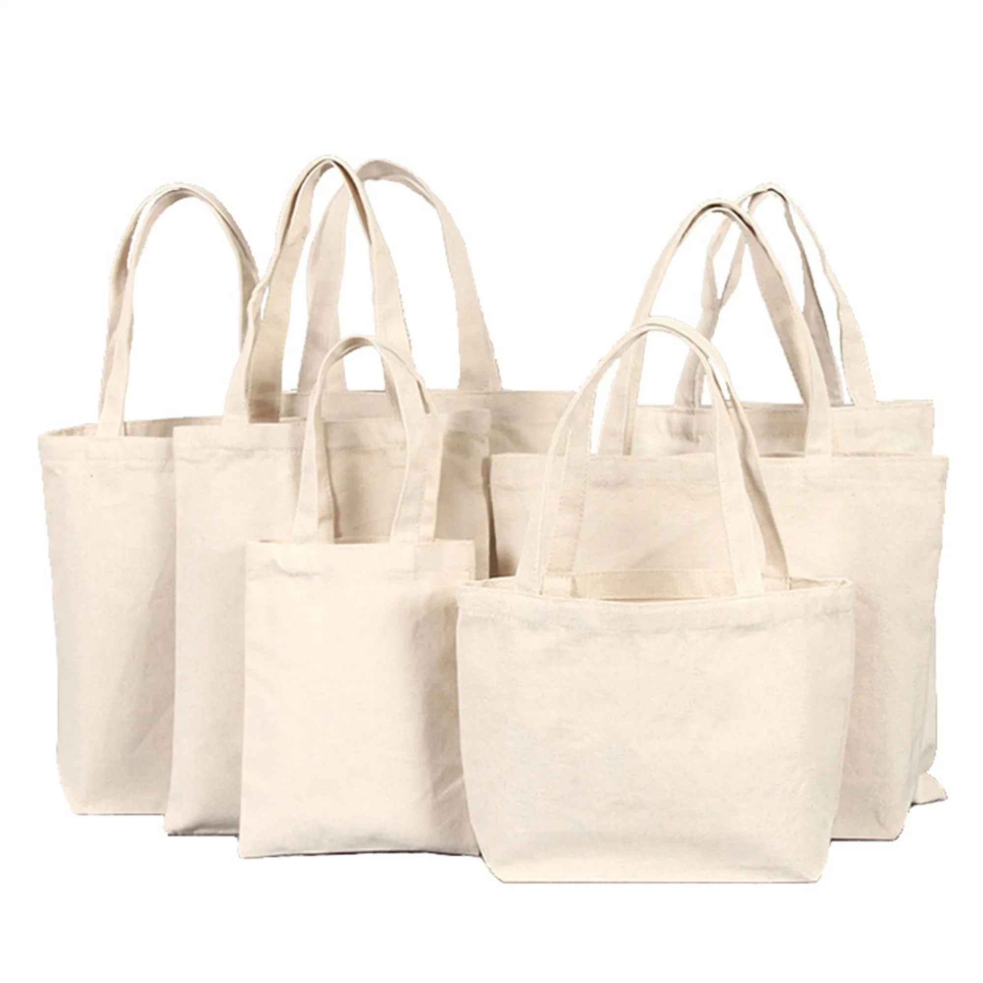 Reusable Natural Canvas Convention Tote Shopping Bag 2