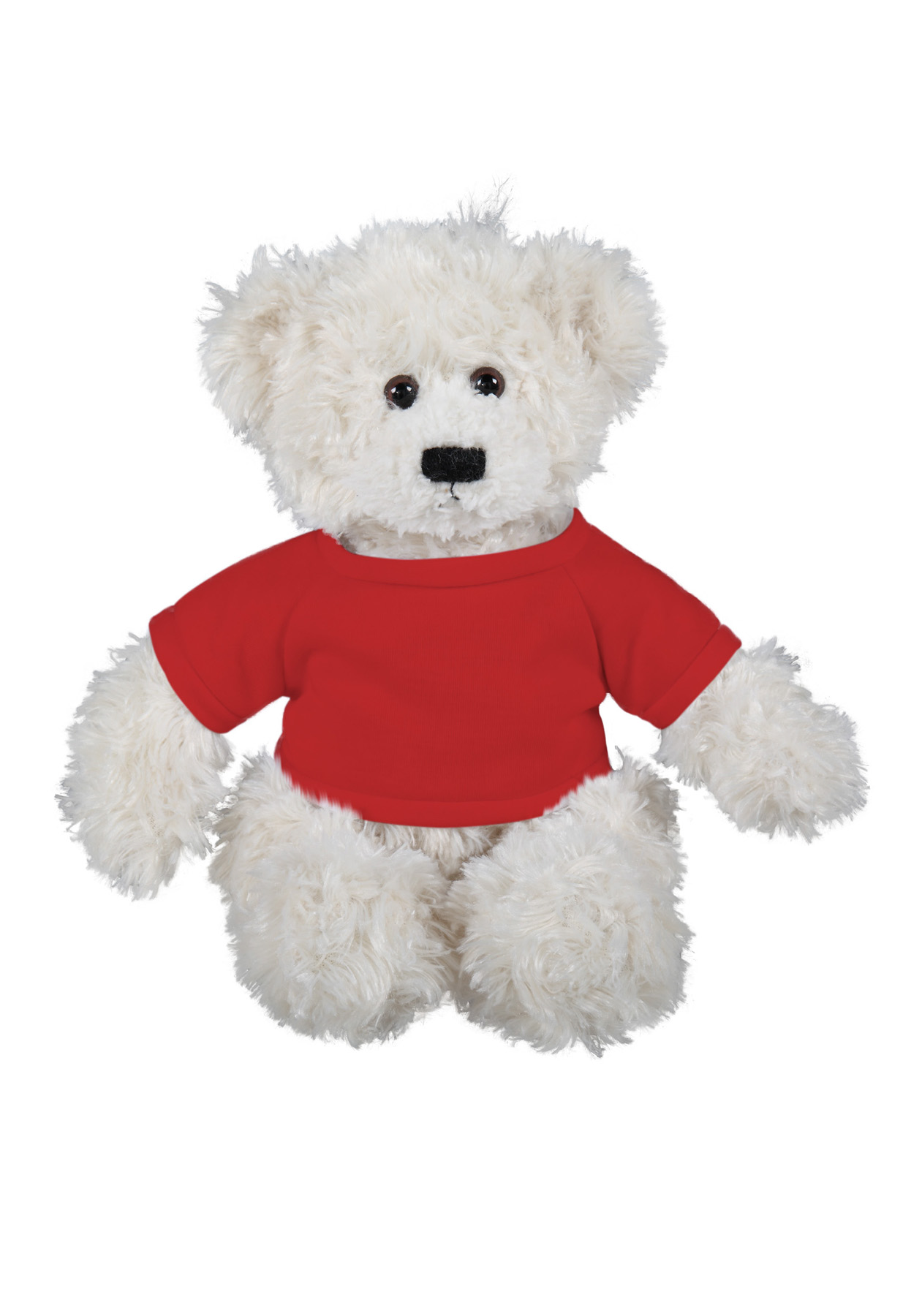 soft plush Cream Brandon Bear with t-shirt 13