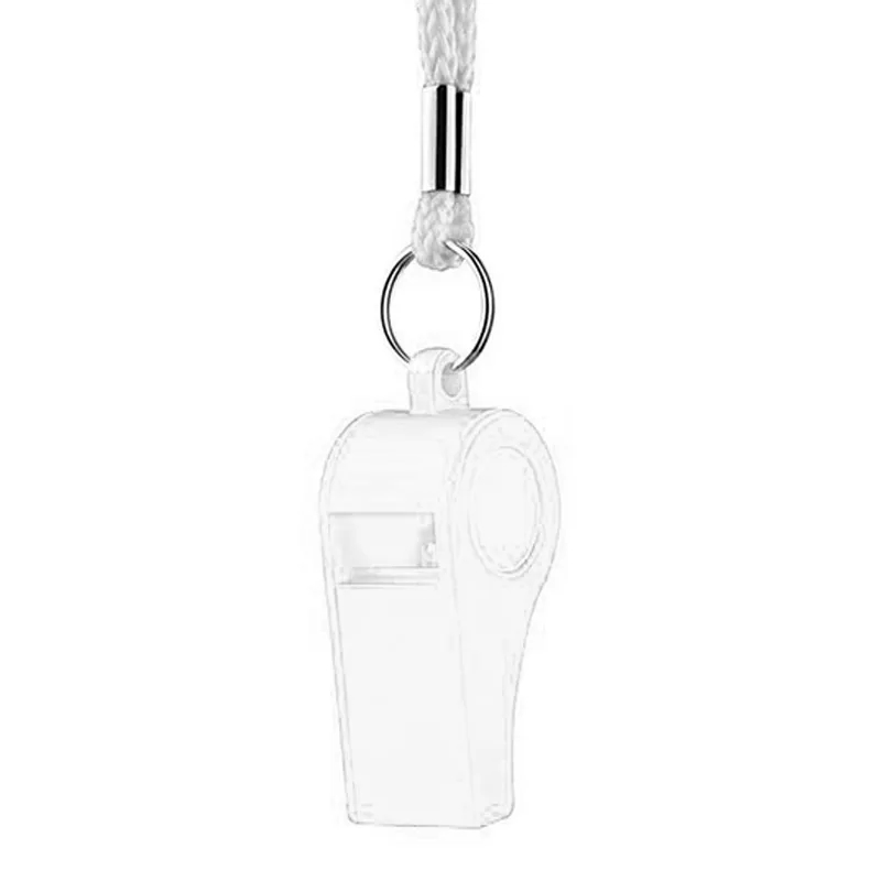 Colorful Plastic Whistles With Lanyards 10