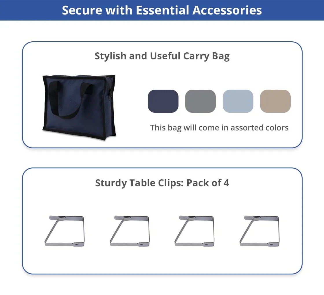 Premium Full Color Table Covers & Throws - 3 sided 6' x 2.5' 5