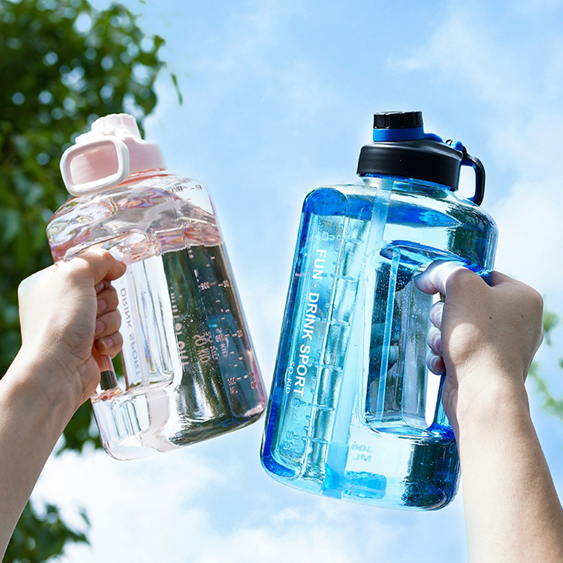 Plastic Durable Gym Bottle 2