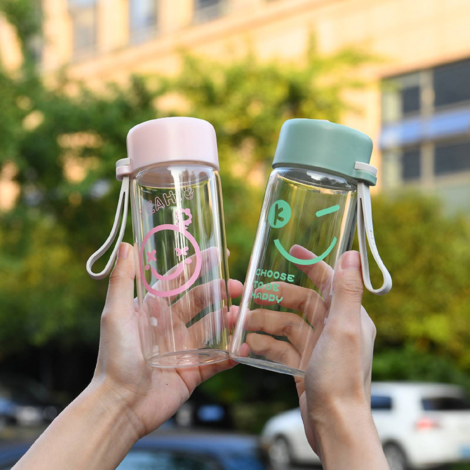 Extra-large capacity portable anti-drop plastic water cup 3