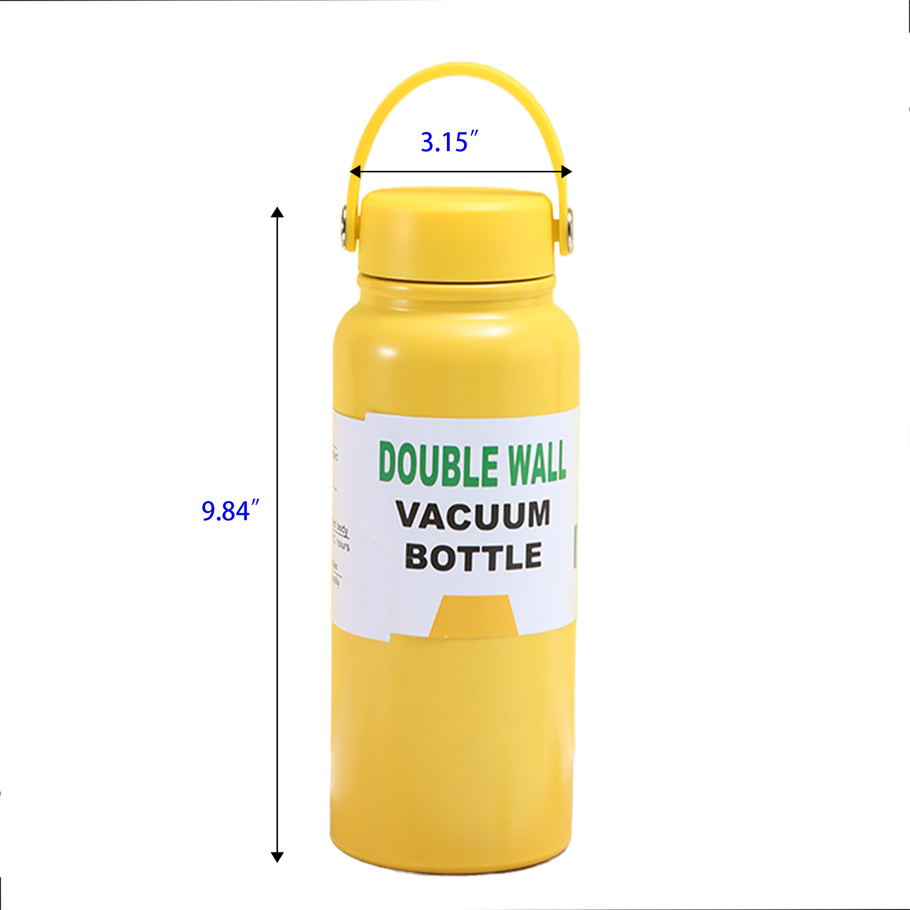 800ML Vacuum Insulation Water Bottle, custom water bottle with logo imprint 3