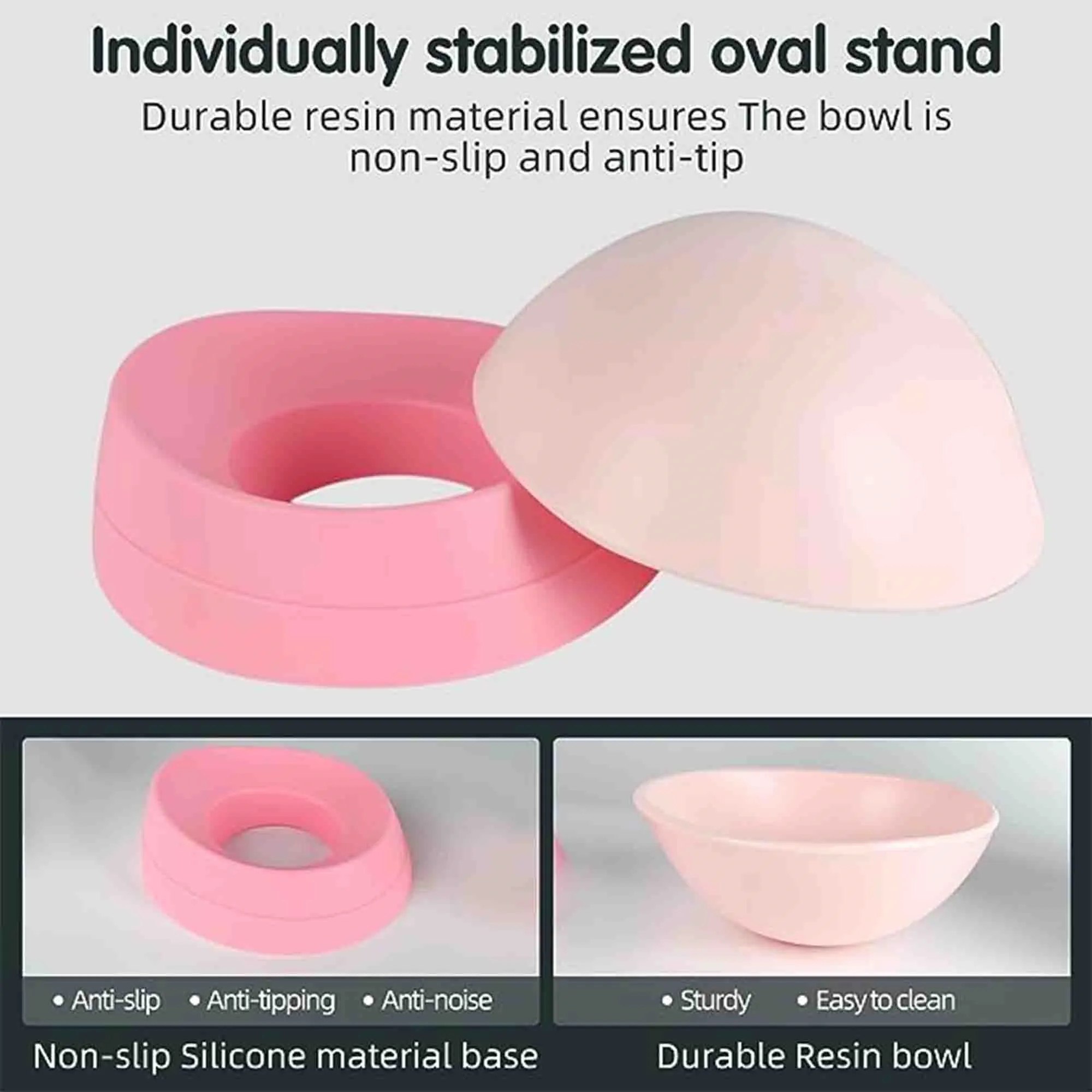 Inclined Pet Feeder Slope Base Tilt Bowl 4