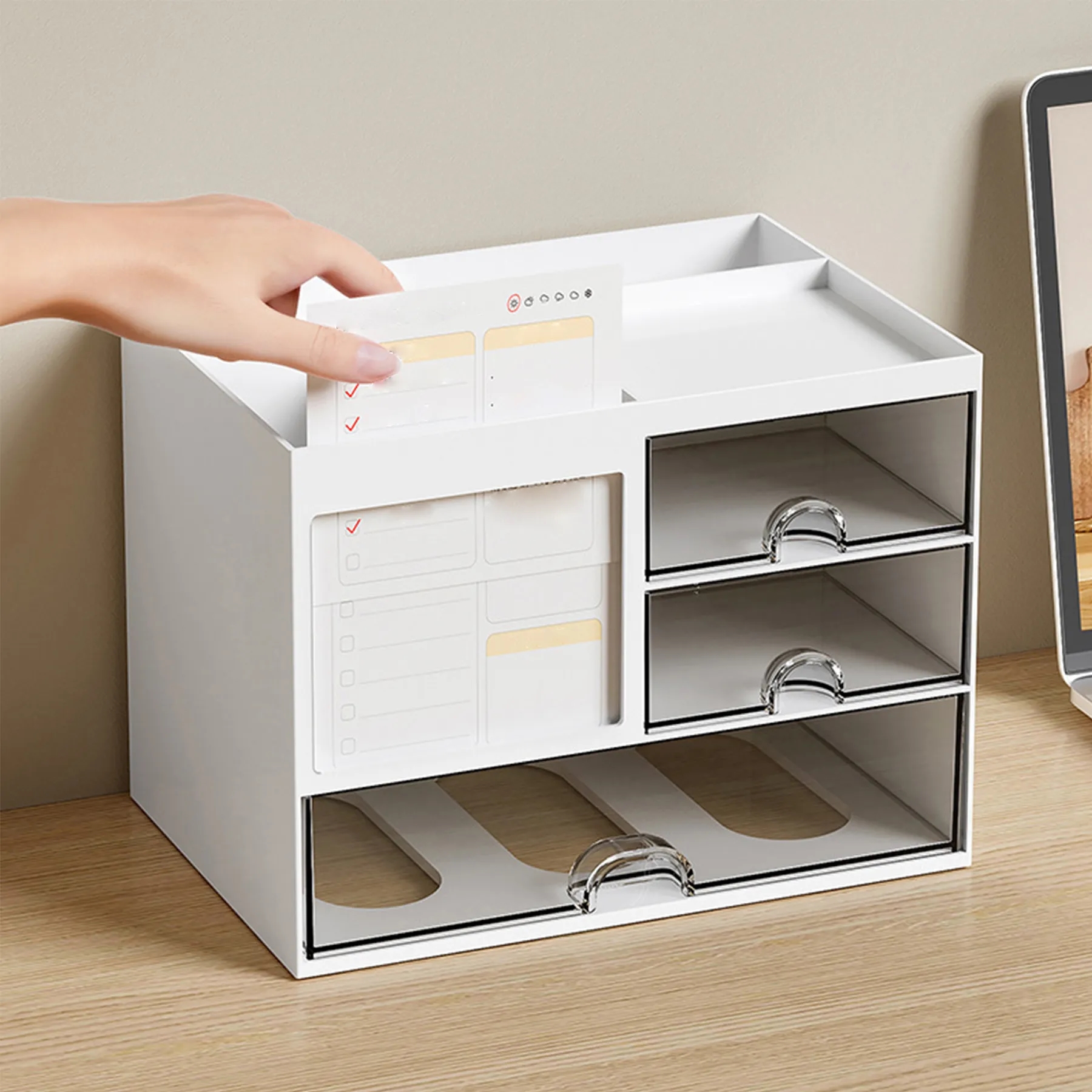 Plastic Combine Transparent Storage Box 2