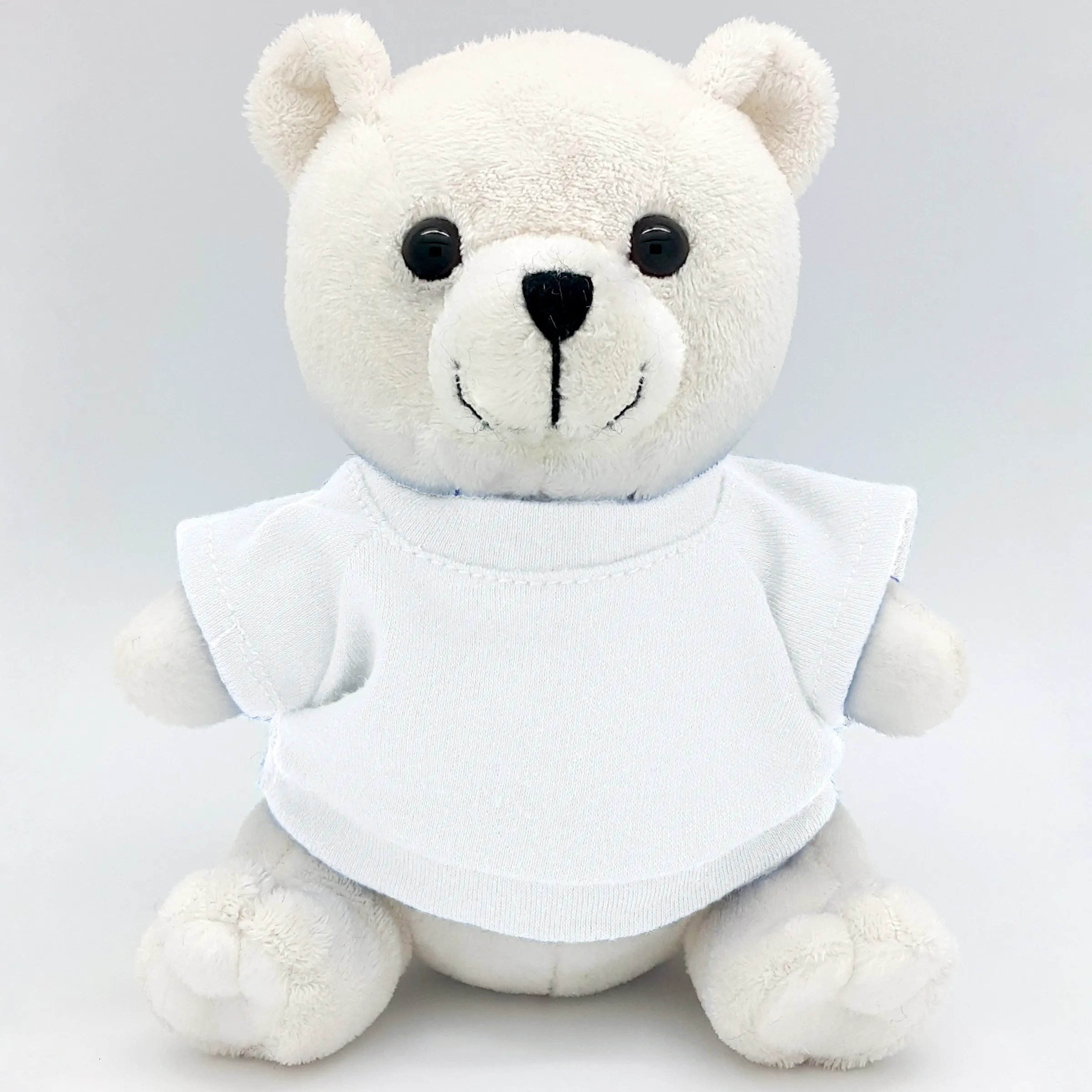 6" Beanie White Bear 8
