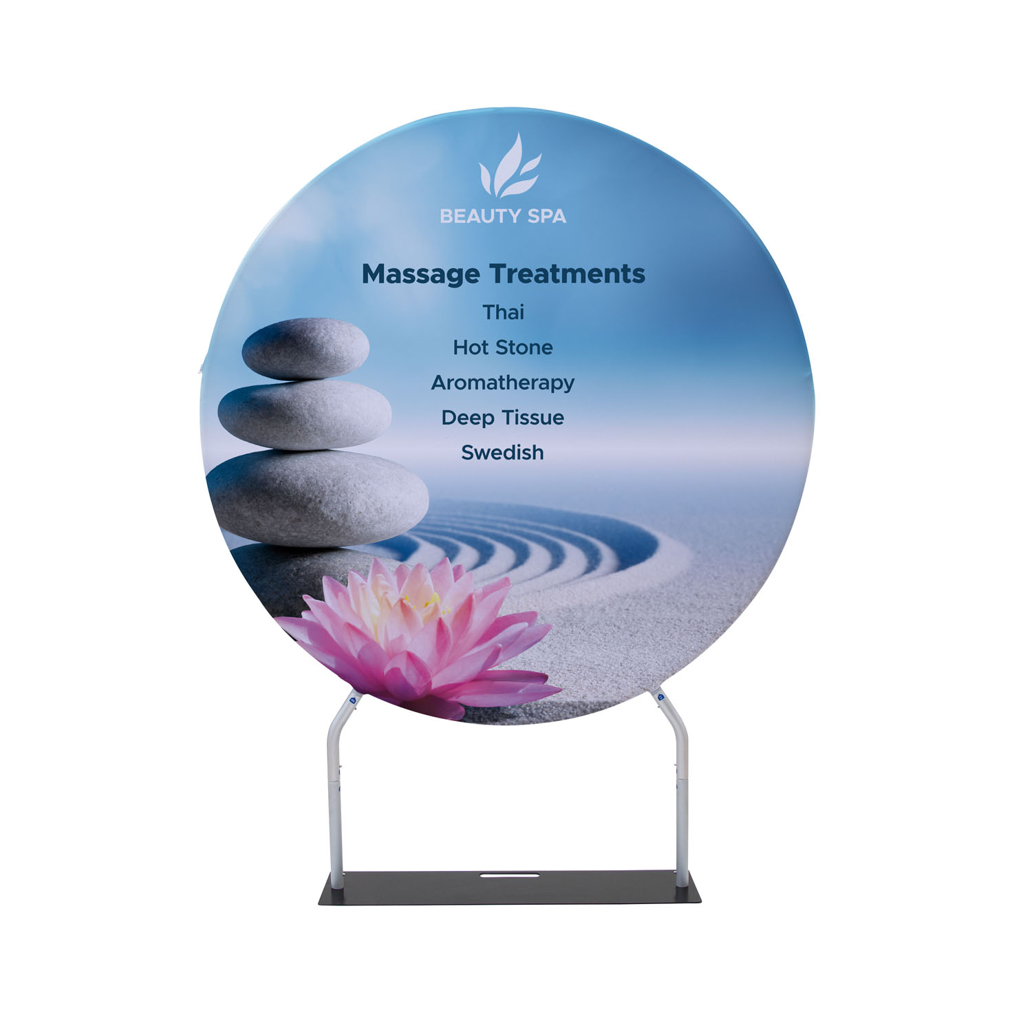 60" EuroFit™ Round Banner Display Kit 3