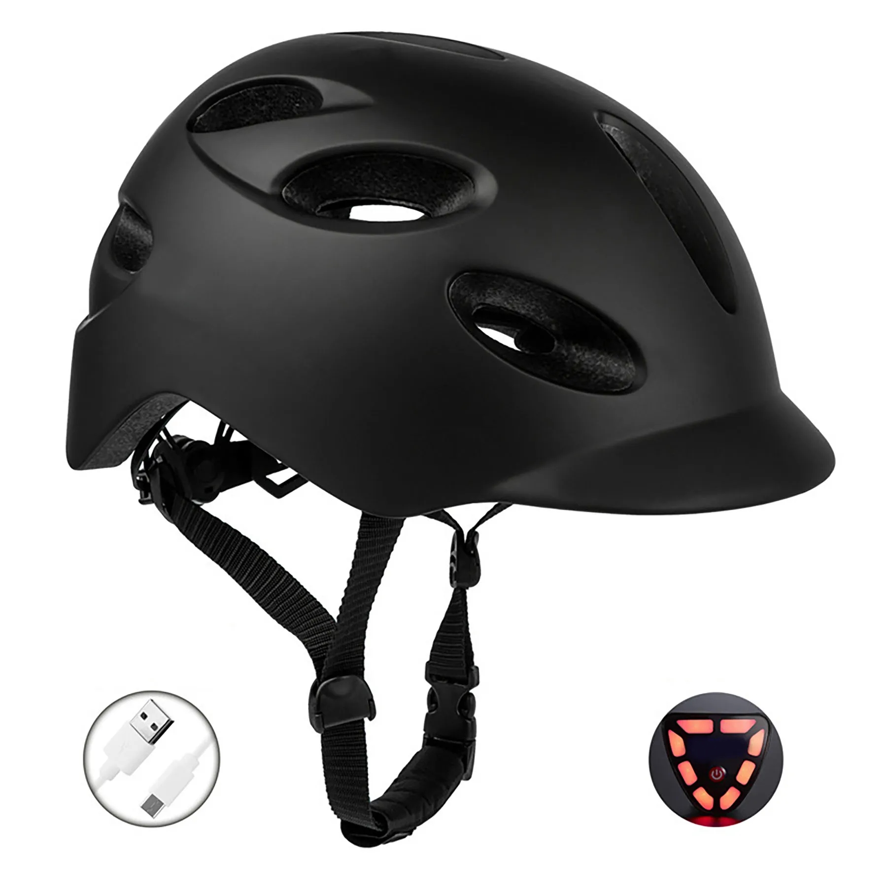 Bicycle Helmet with Rear Light 10