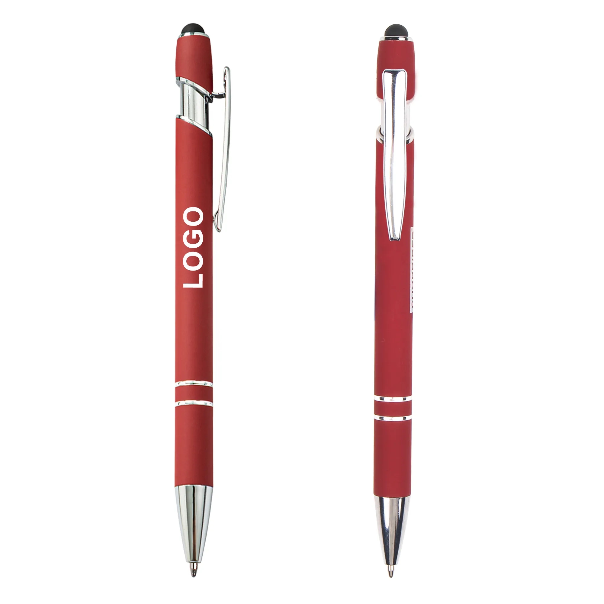 Aluminum Ballpoint Stylus Pen with Laser Engraving 3