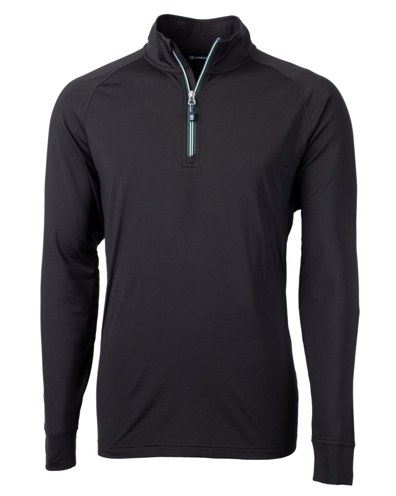 Cutter & Buck Adapt Recycled Soft Knit Stretch  Mens Quarter Zip Pullover 56