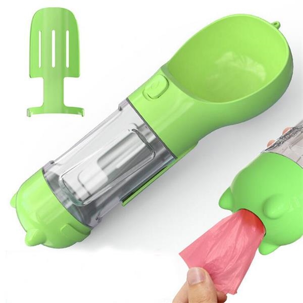 Dog Travel Water Bottle with Food Container 2