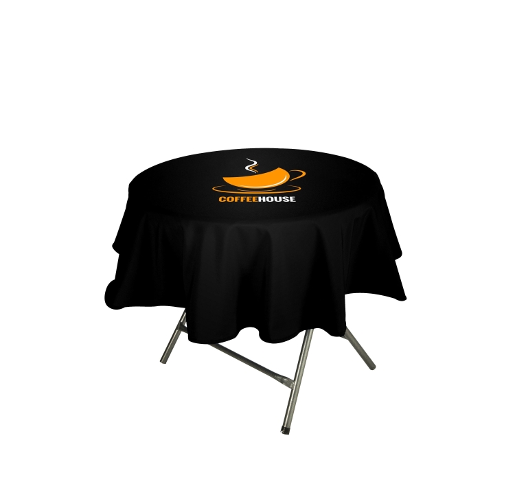 60" Round Non-Fitted Economy Table Cover 1