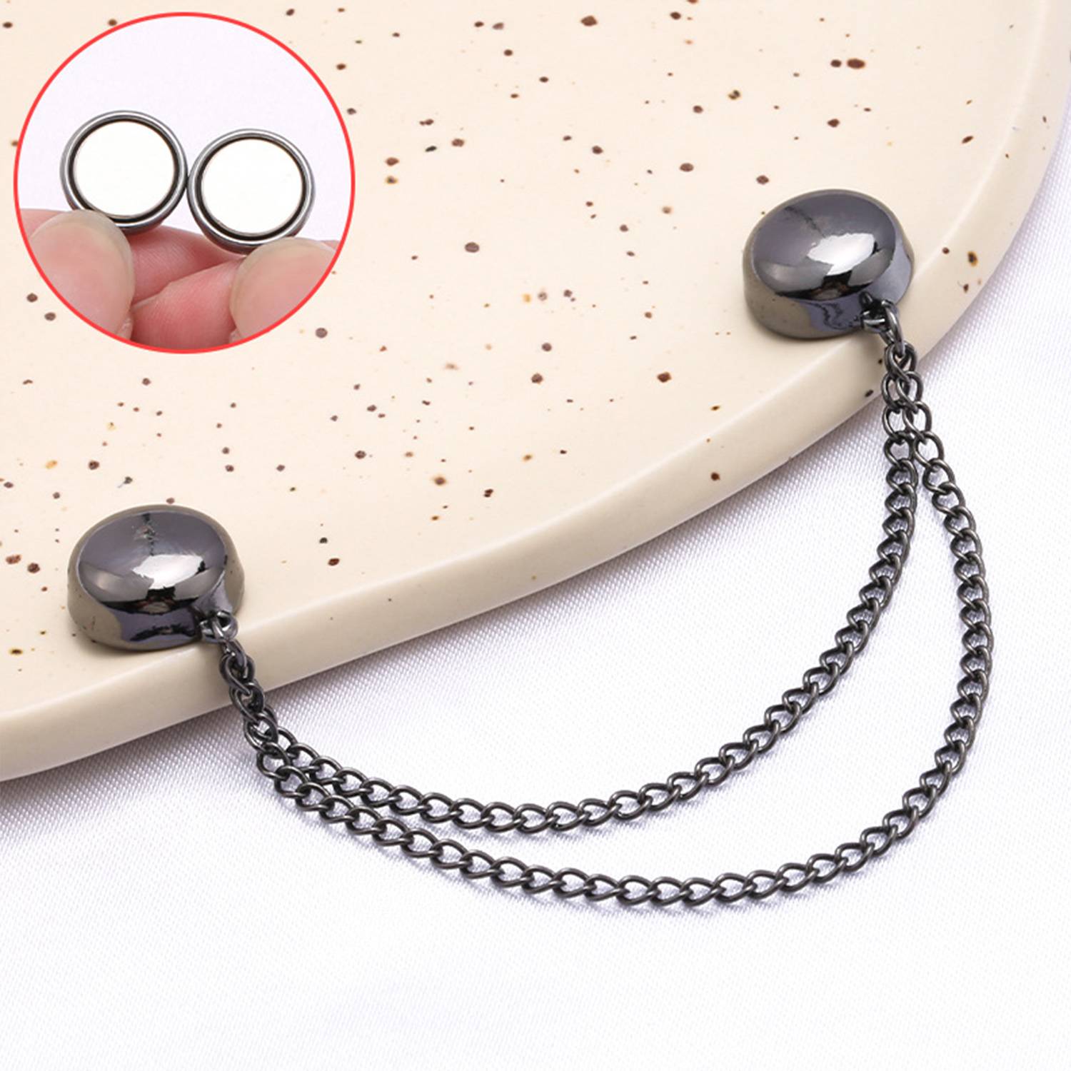 Sleeve Fixing Clothes Metal Magnetic Clips 4