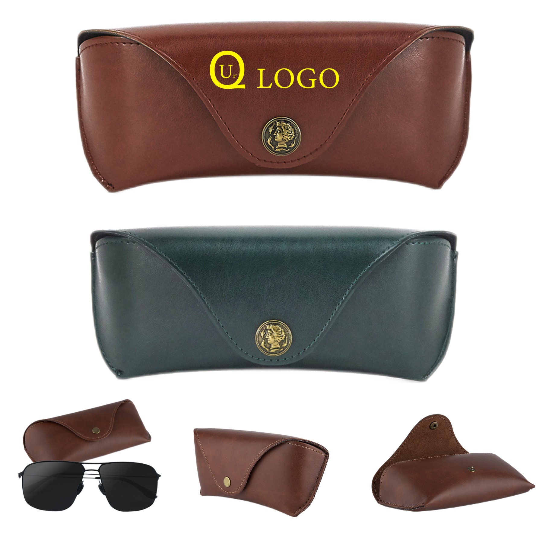 Leather Glasses Case