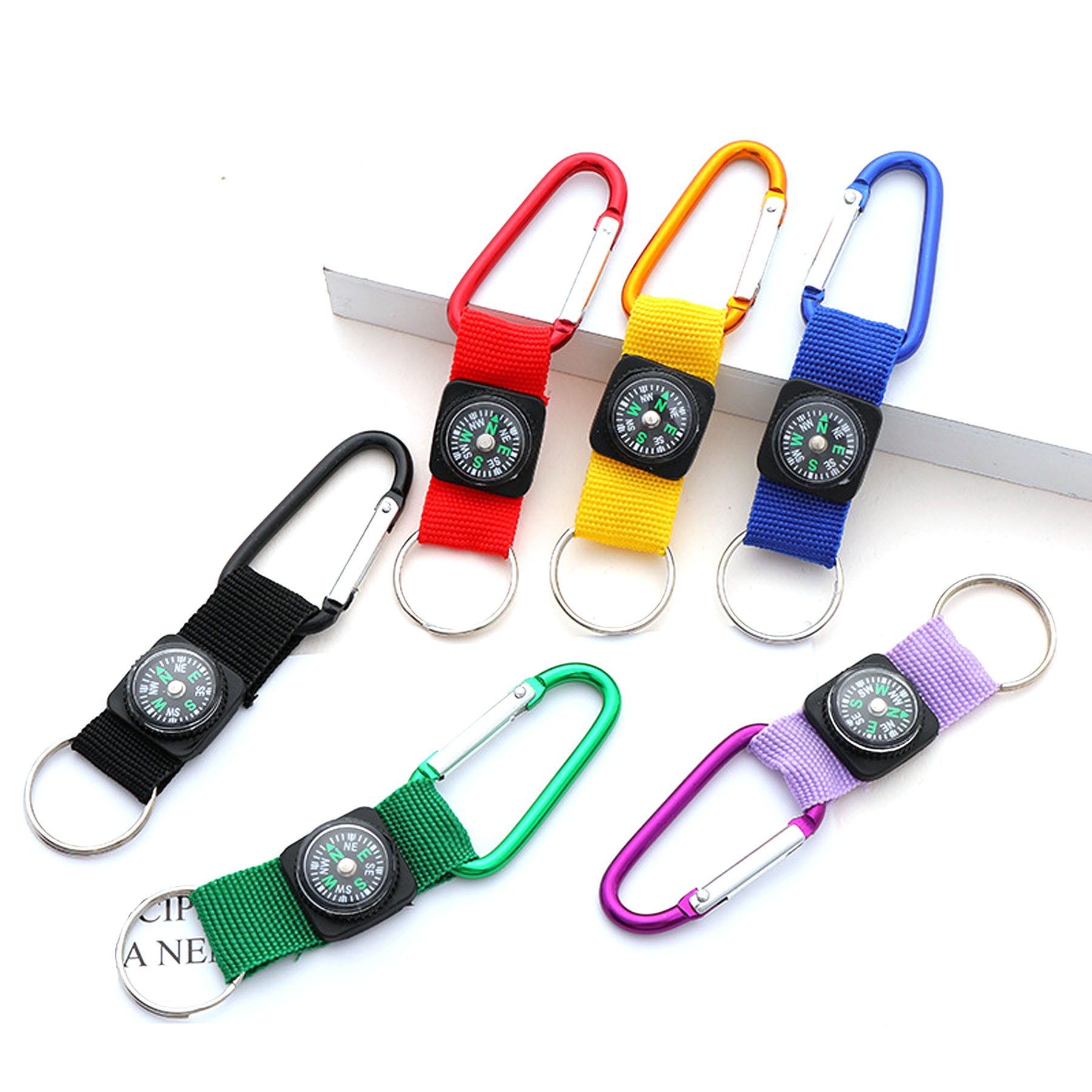 Mountaineering Carabiner With Compass 1