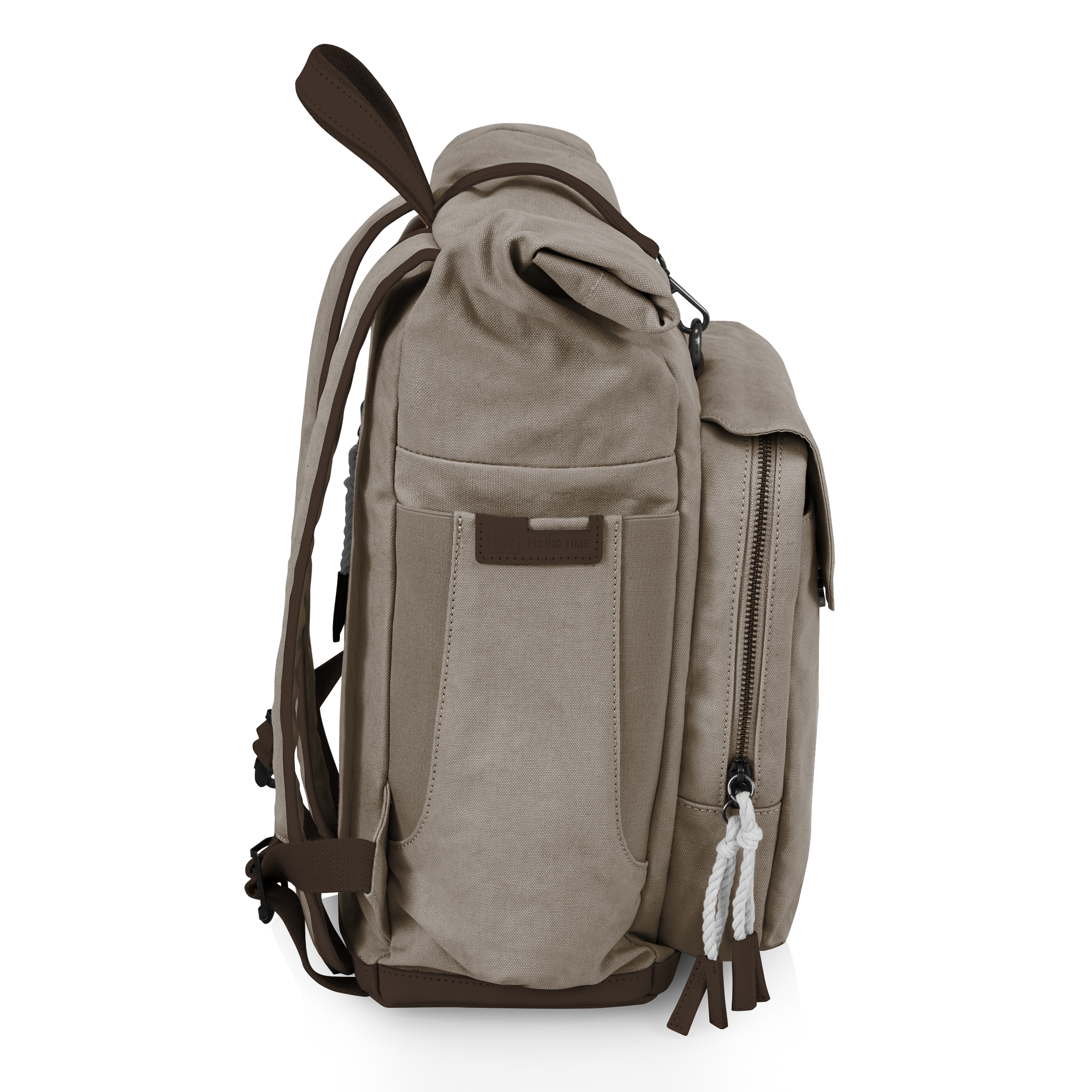 Carmel Roll Top Picnic Backpack Cooler 7