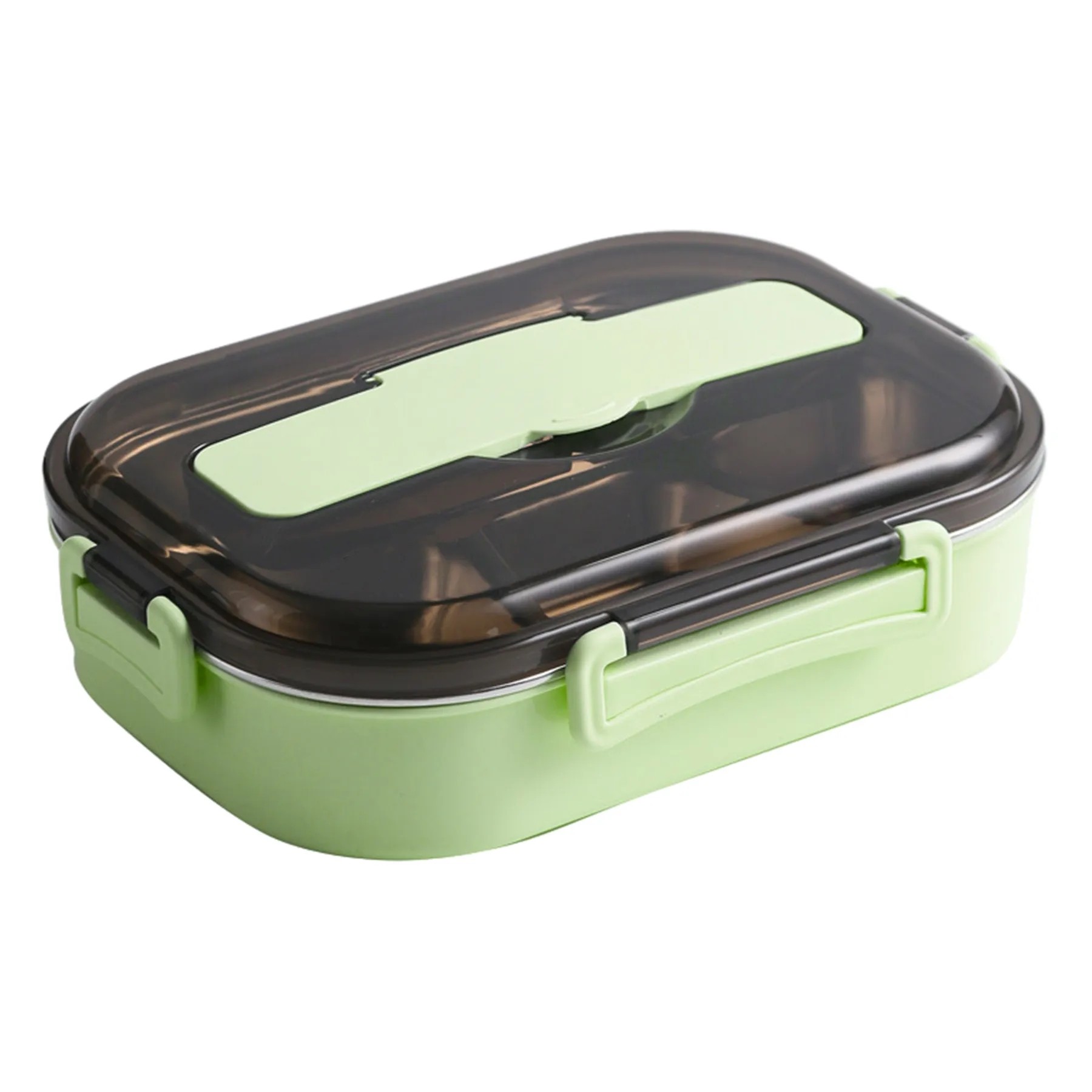 Stainless Steel Divided Compartment Lunch Box 4