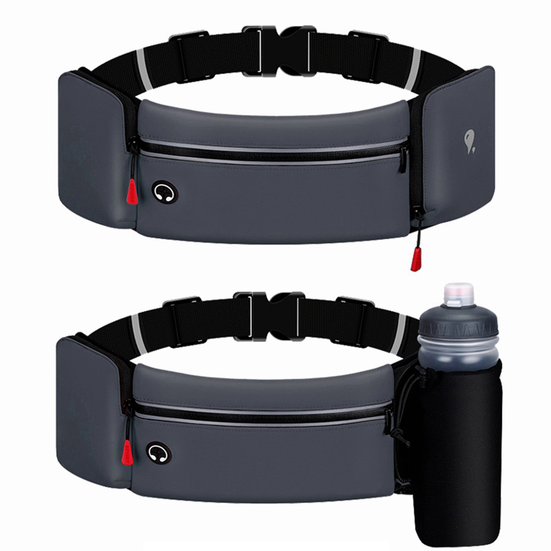 Waterproof Sport Fanny Pack With Water Bottle Holder 2
