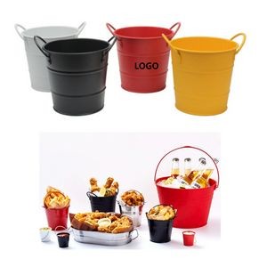 Metal Ice Bucket With Handles 3