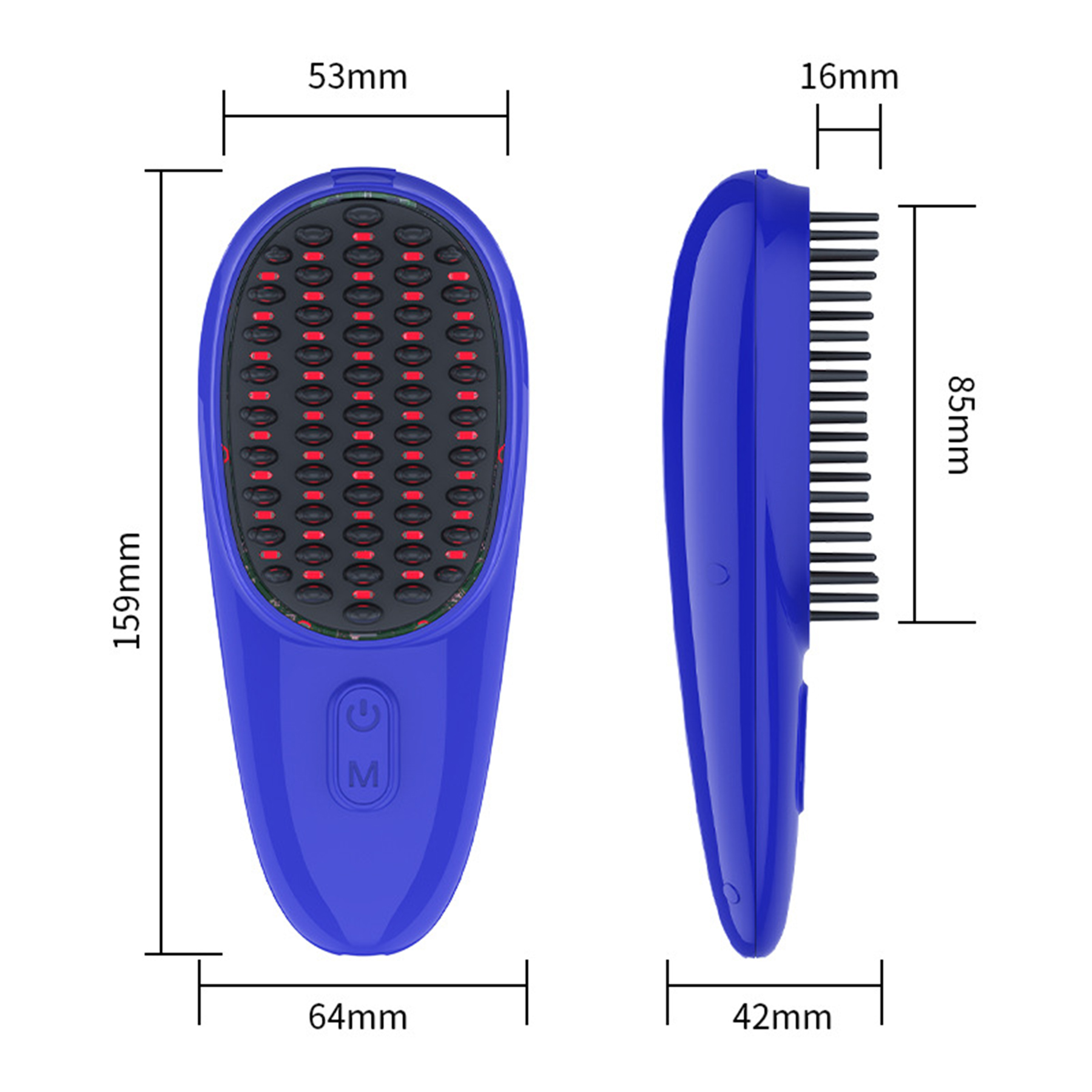 Mini Cordless Hair Straightener Brush 3