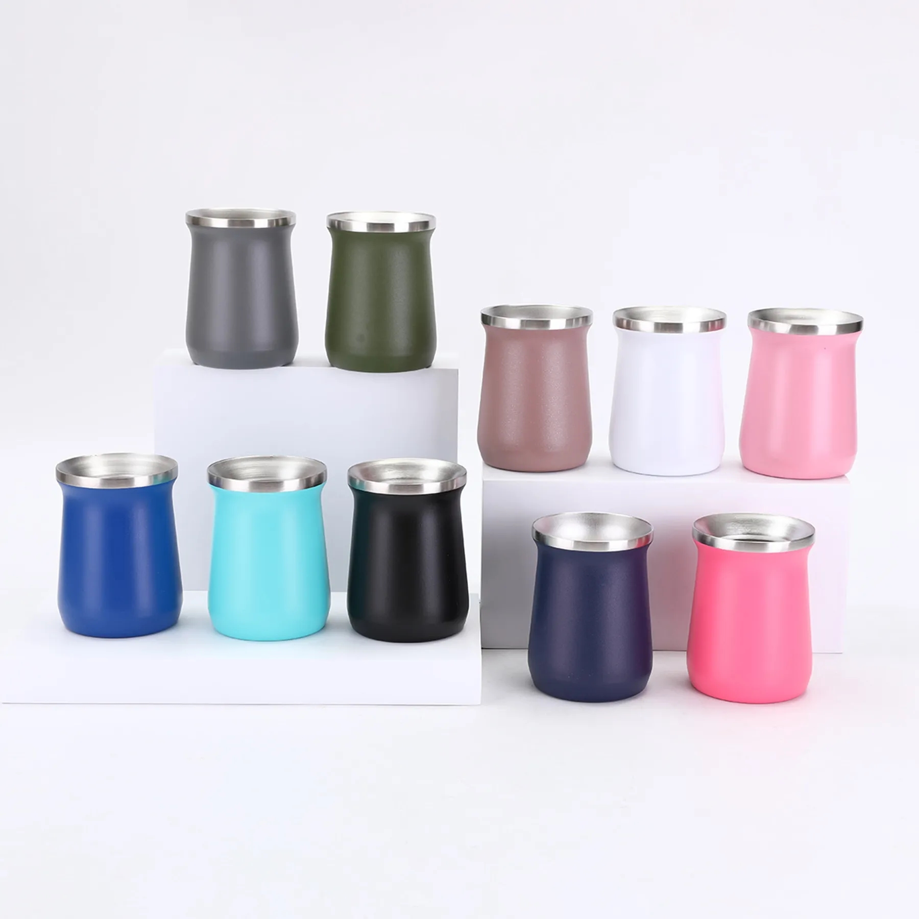 9 Oz. Double Wall Insulated Stainless Steel Cup 17